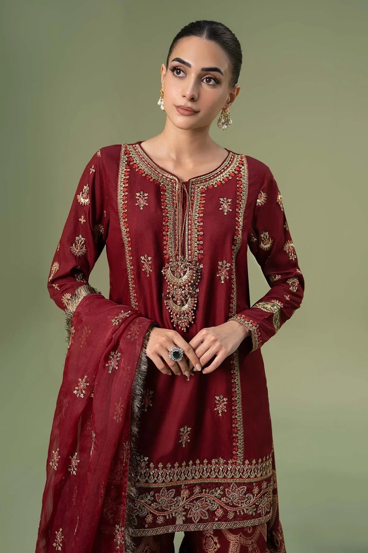 Maria B | Formal Wears | DW-W24-25 - Aqsa Fabrics