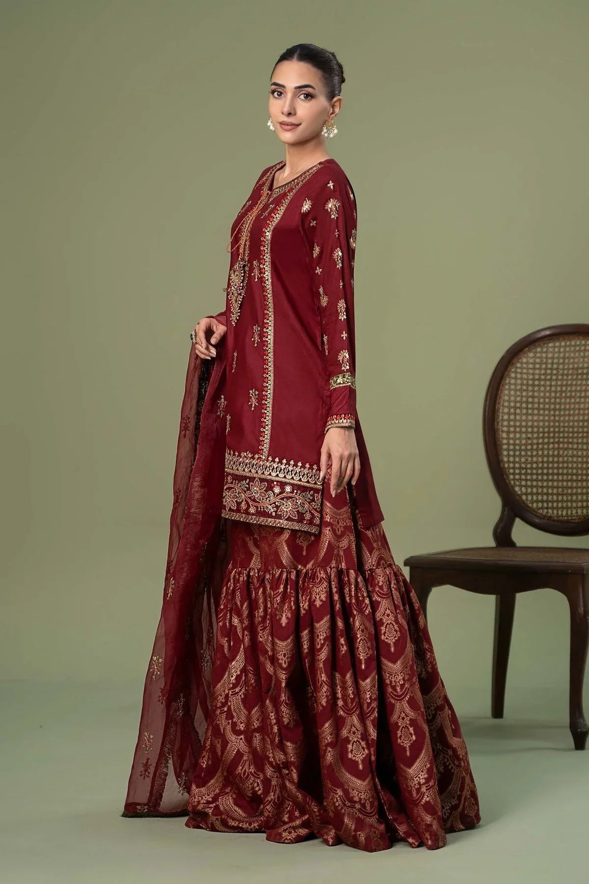 Maria B | Formal Wears | DW-W24-25 - Aqsa Fabrics
