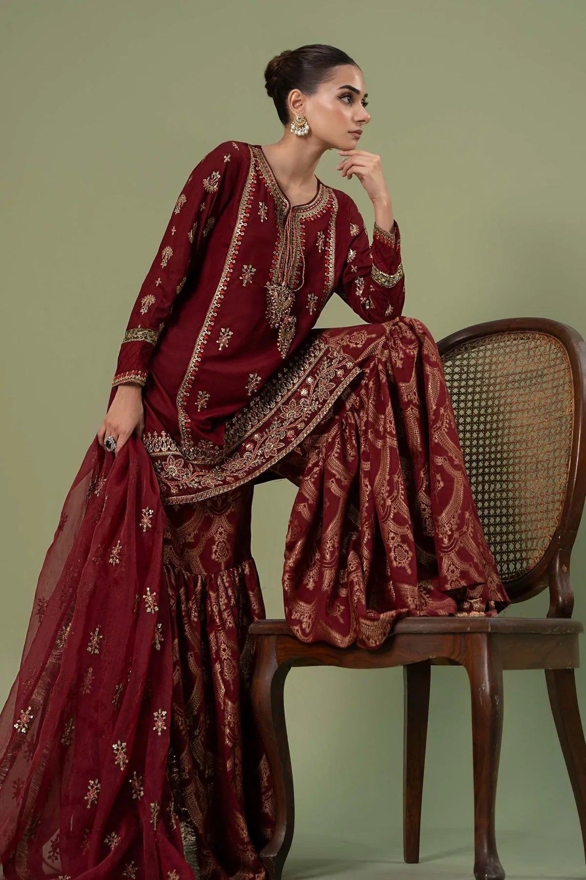 Maria B | Formal Wears | DW-W24-25 - Aqsa Fabrics