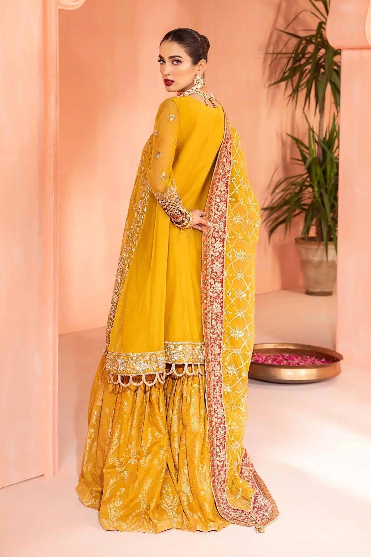 Maria B | Formal Wears | Organza Suit SF-EA24-28 - Aqsa Fabrics