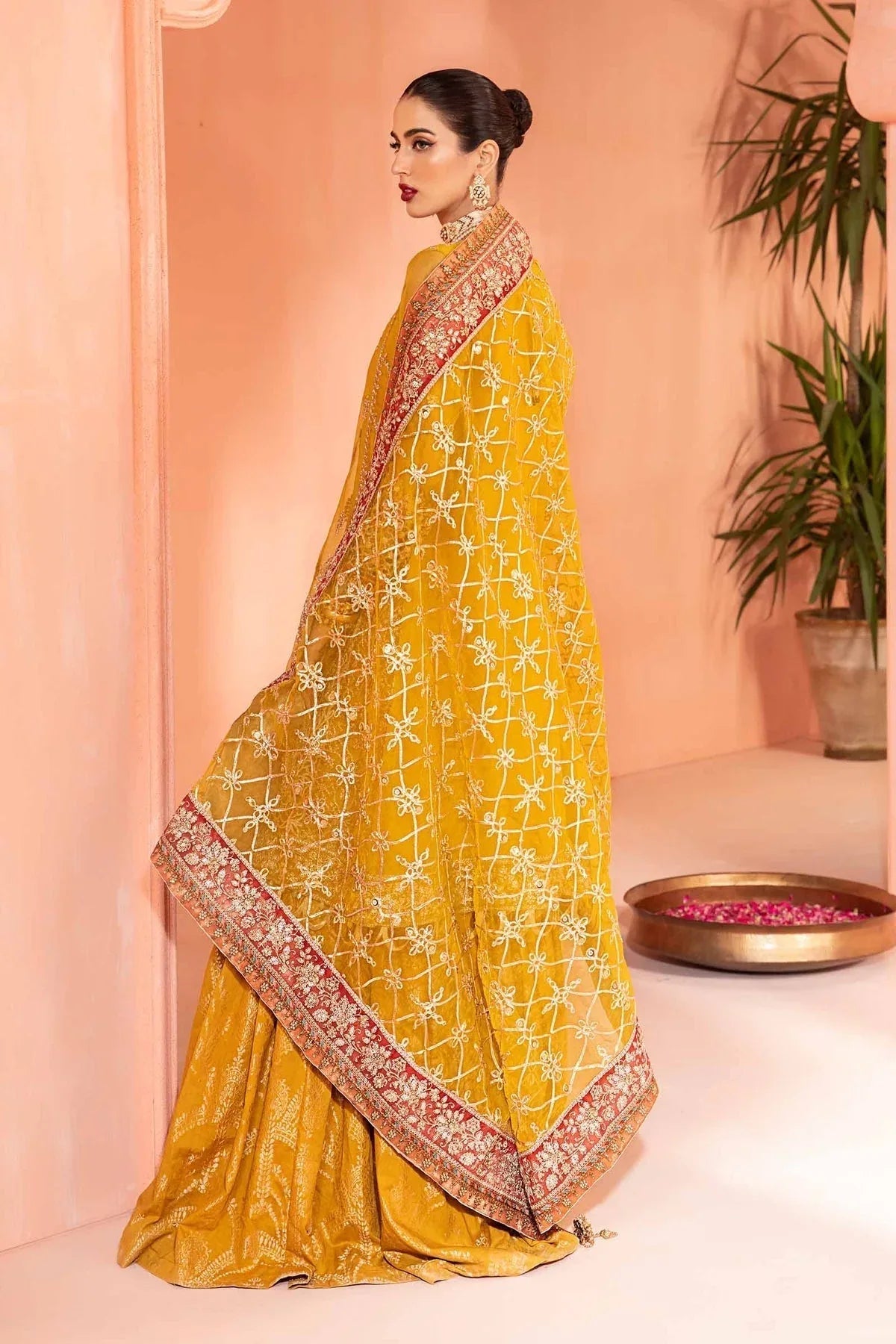 Maria B | Formal Wears | Organza Suit SF-EA24-28 - Aqsa Fabrics