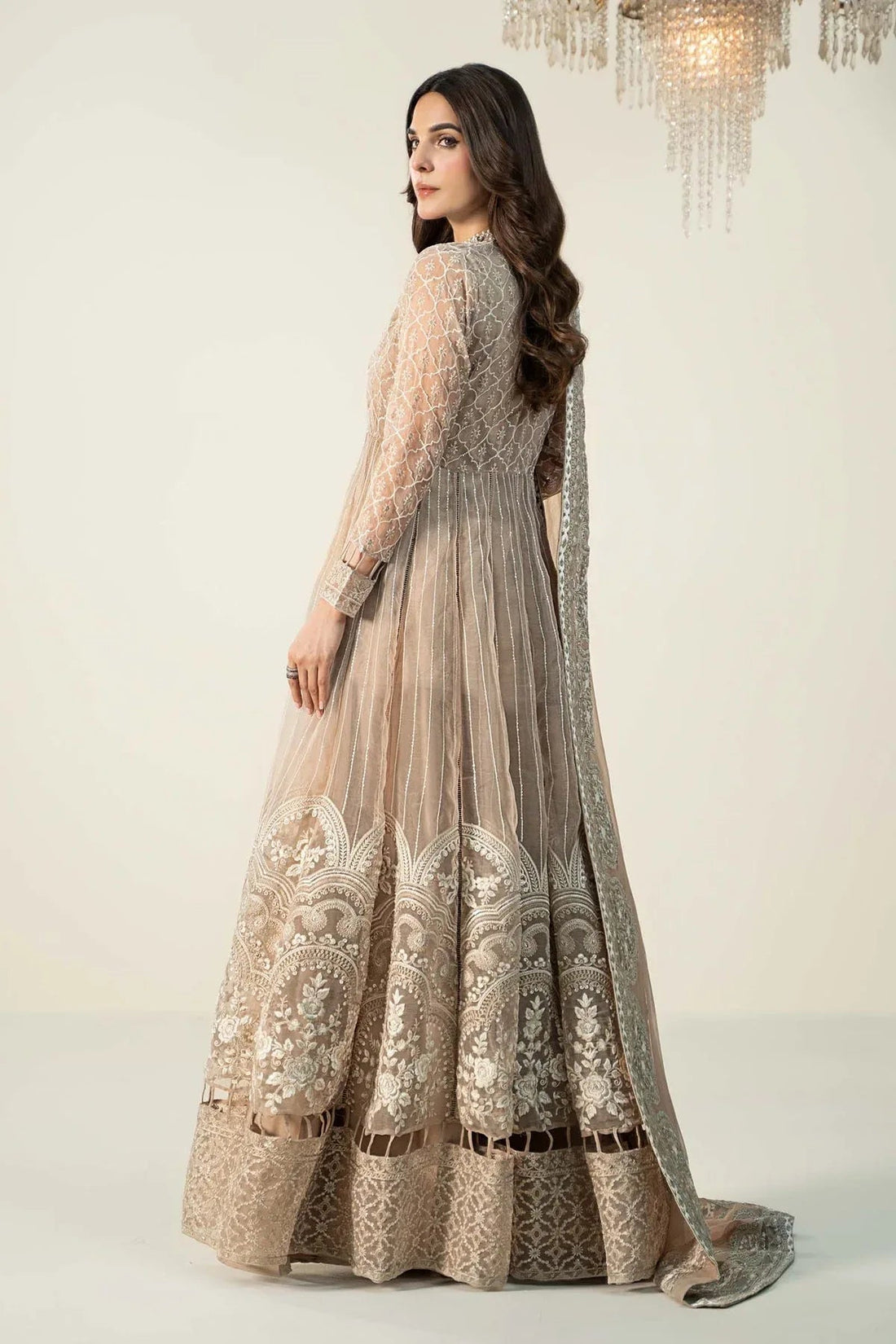 Maria B | Formal Wears | Organza Suit | SF-W24-70 - Aqsa Fabrics