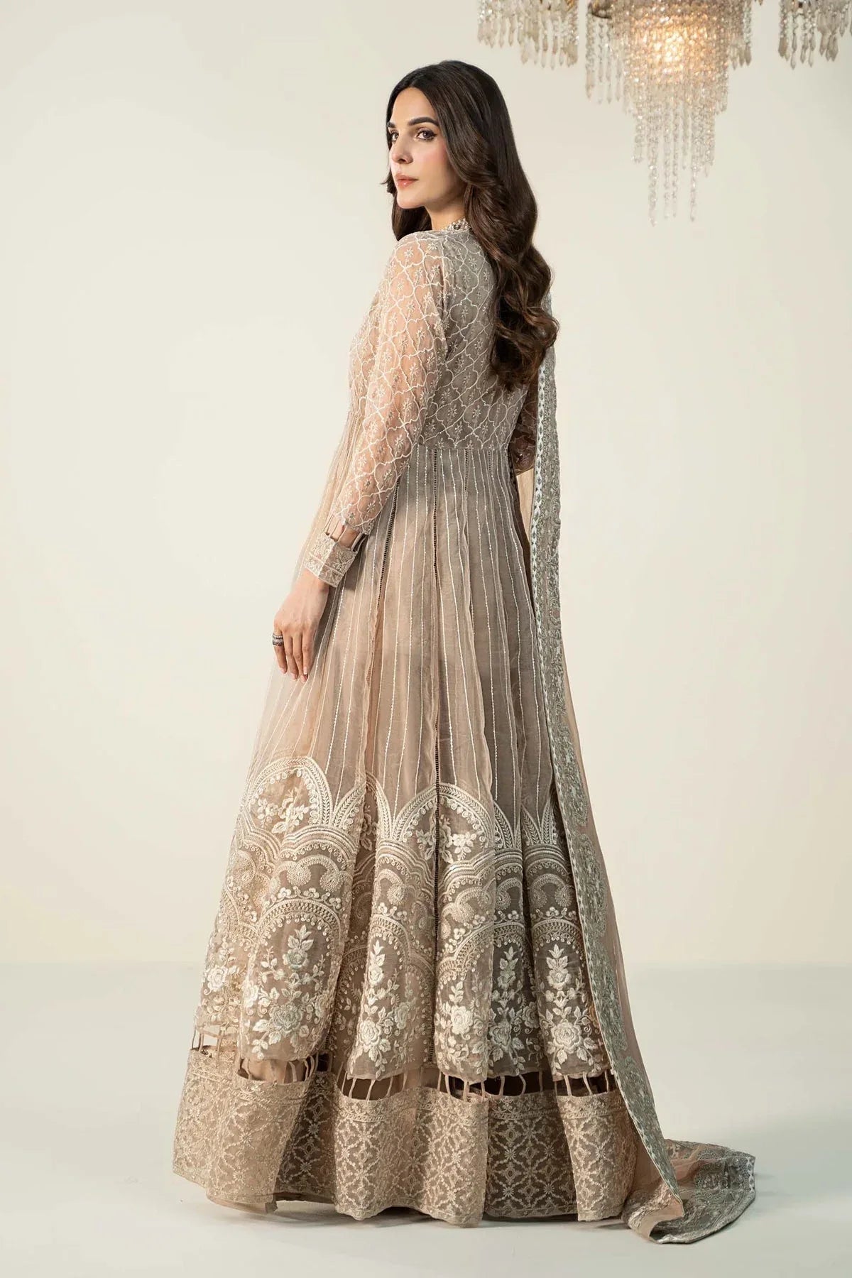 Maria B | Formal Wears | Organza Suit | SF-W24-70 - Aqsa Fabrics
