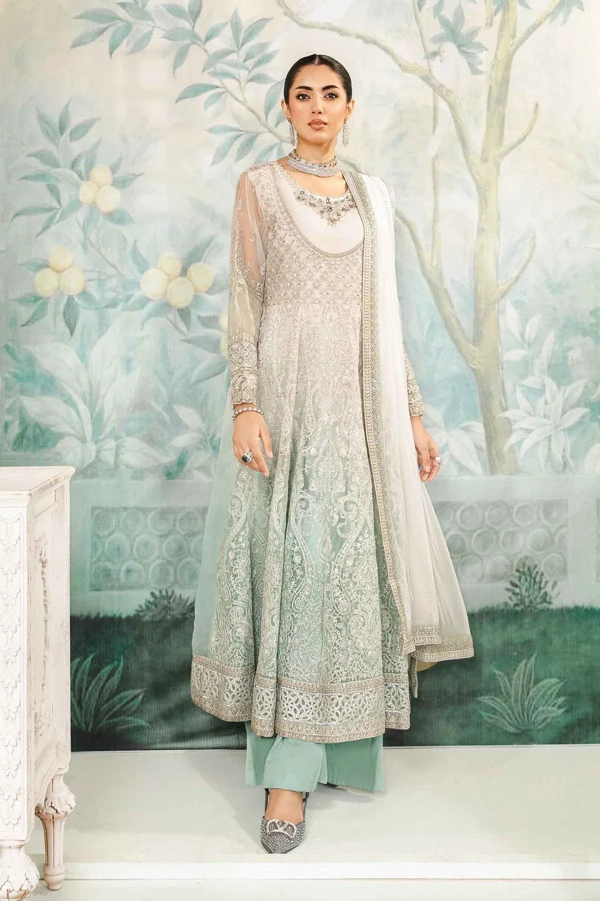 Maria B | Formal Wears | SF-EA24-18 - Aqsa Fabrics