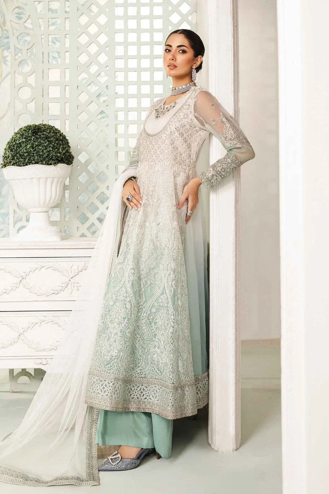 Maria B | Formal Wears | SF-EA24-18 - Aqsa Fabrics