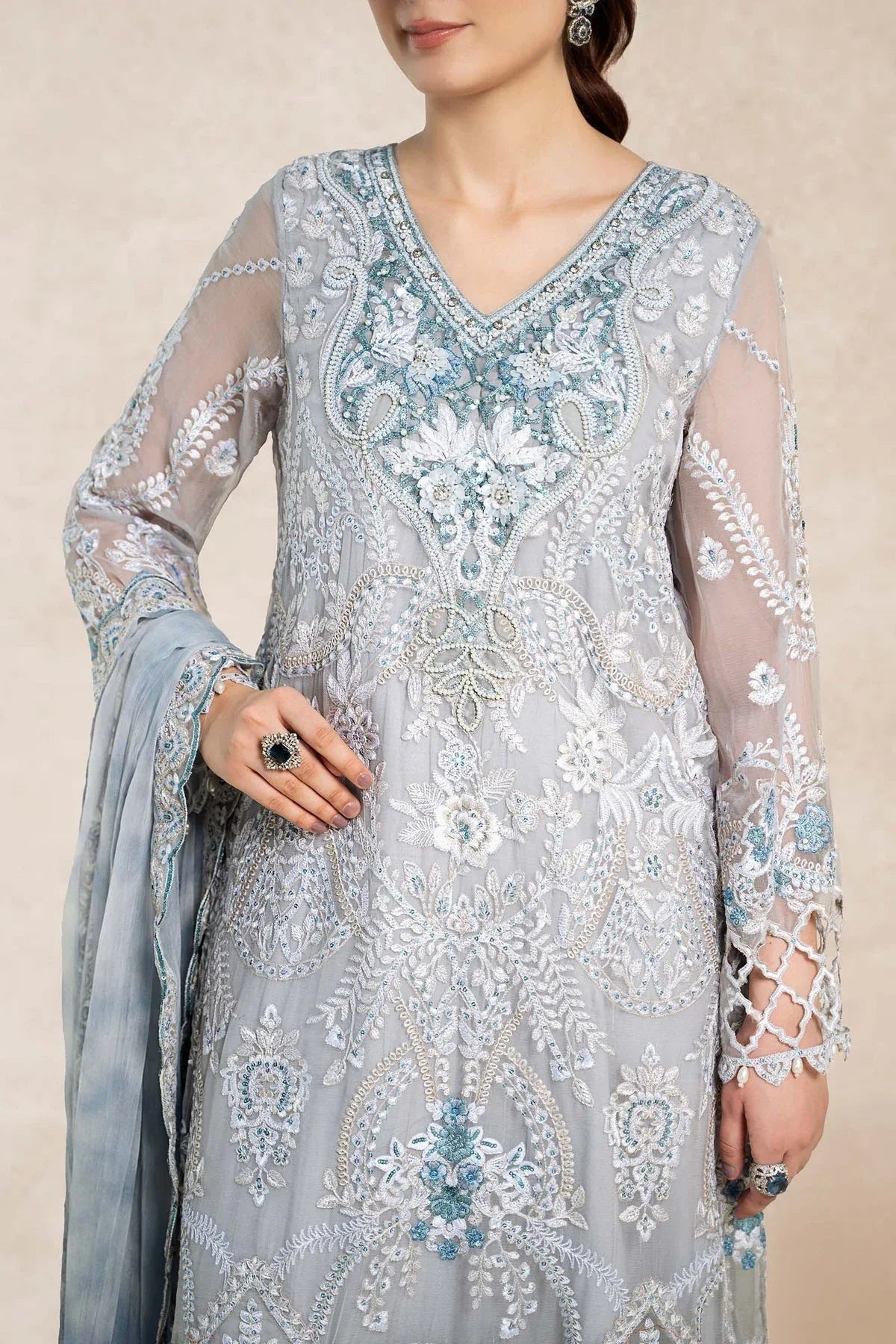 Maria B | Formal Wears | SF-EA24-40 - Aqsa Fabrics