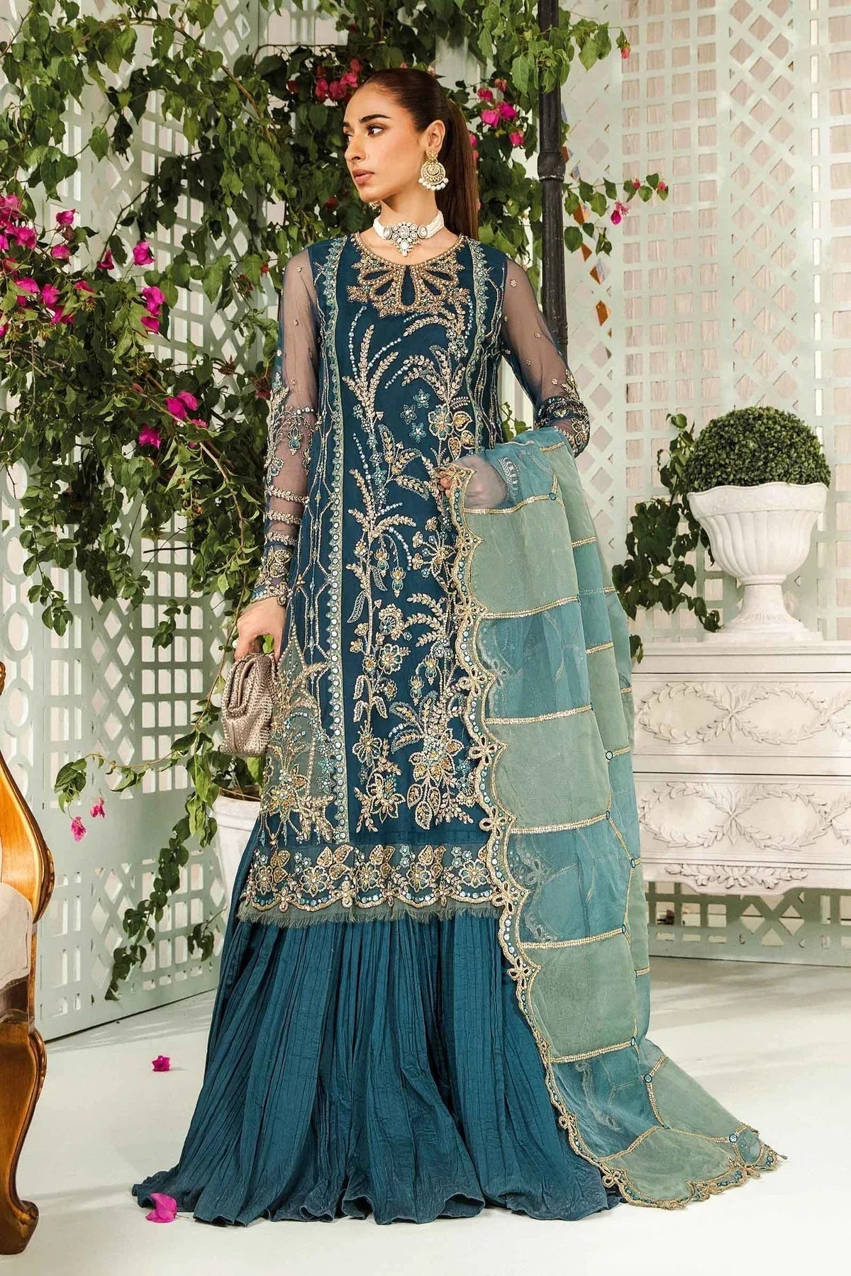 Maria B | Formal Wears | SF-EA24-43 - Aqsa Fabrics