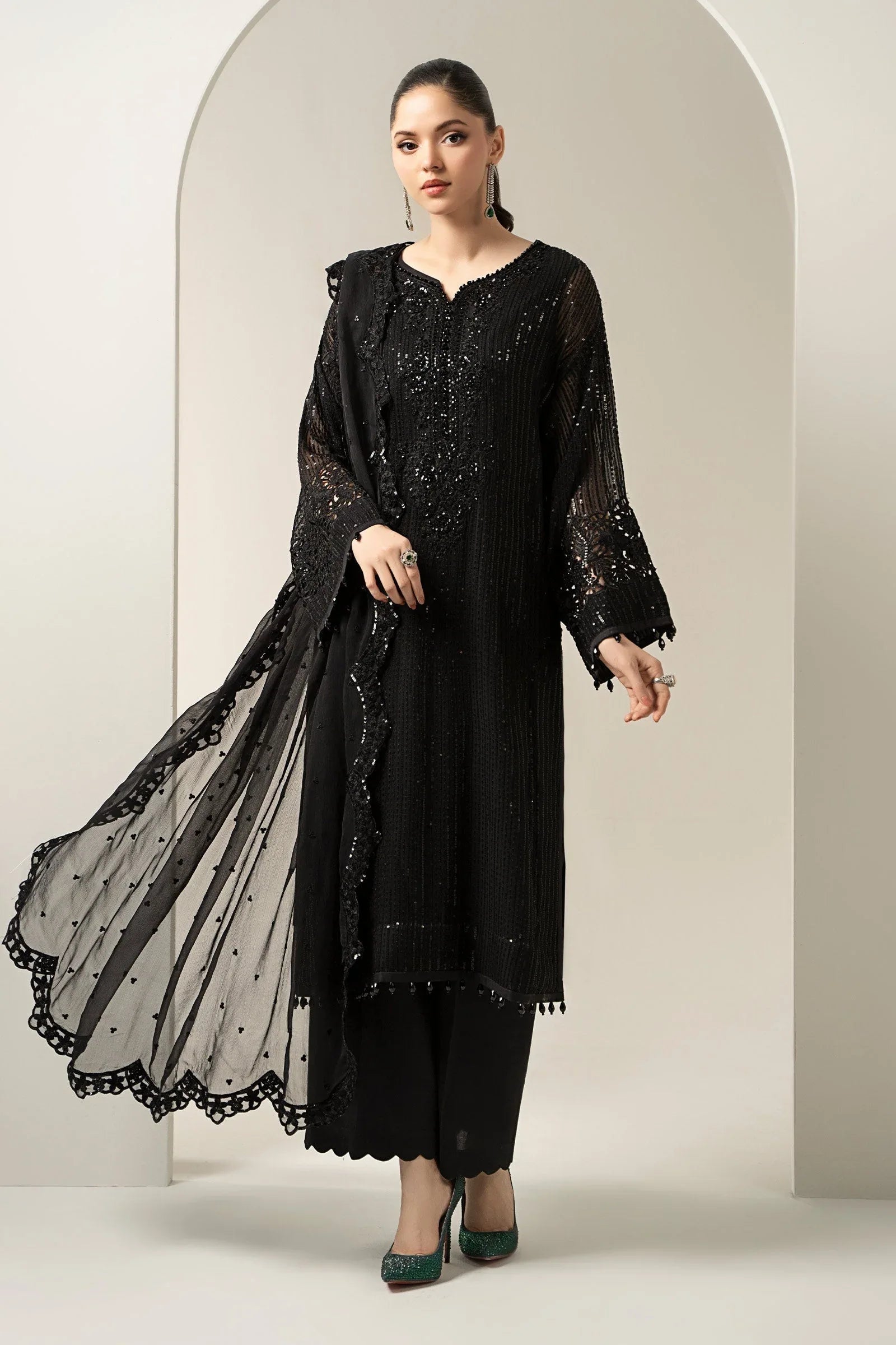 Maria B | Formal Wears | SF-EA25-03 - Aqsa Fabrics