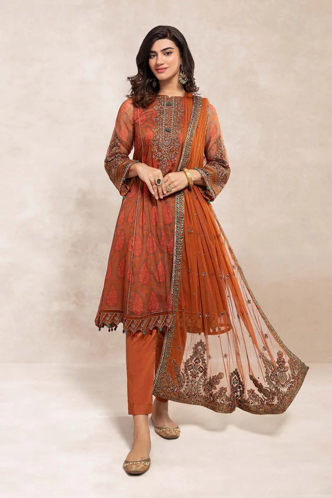 Maria B | Formal Wears | SF-EF22-31R1 - Aqsa Fabrics