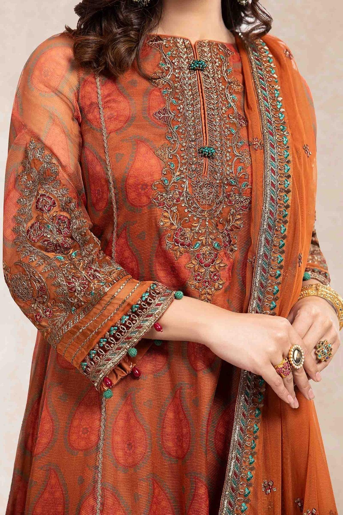 Maria B | Formal Wears | SF-EF22-31R1 - Aqsa Fabrics
