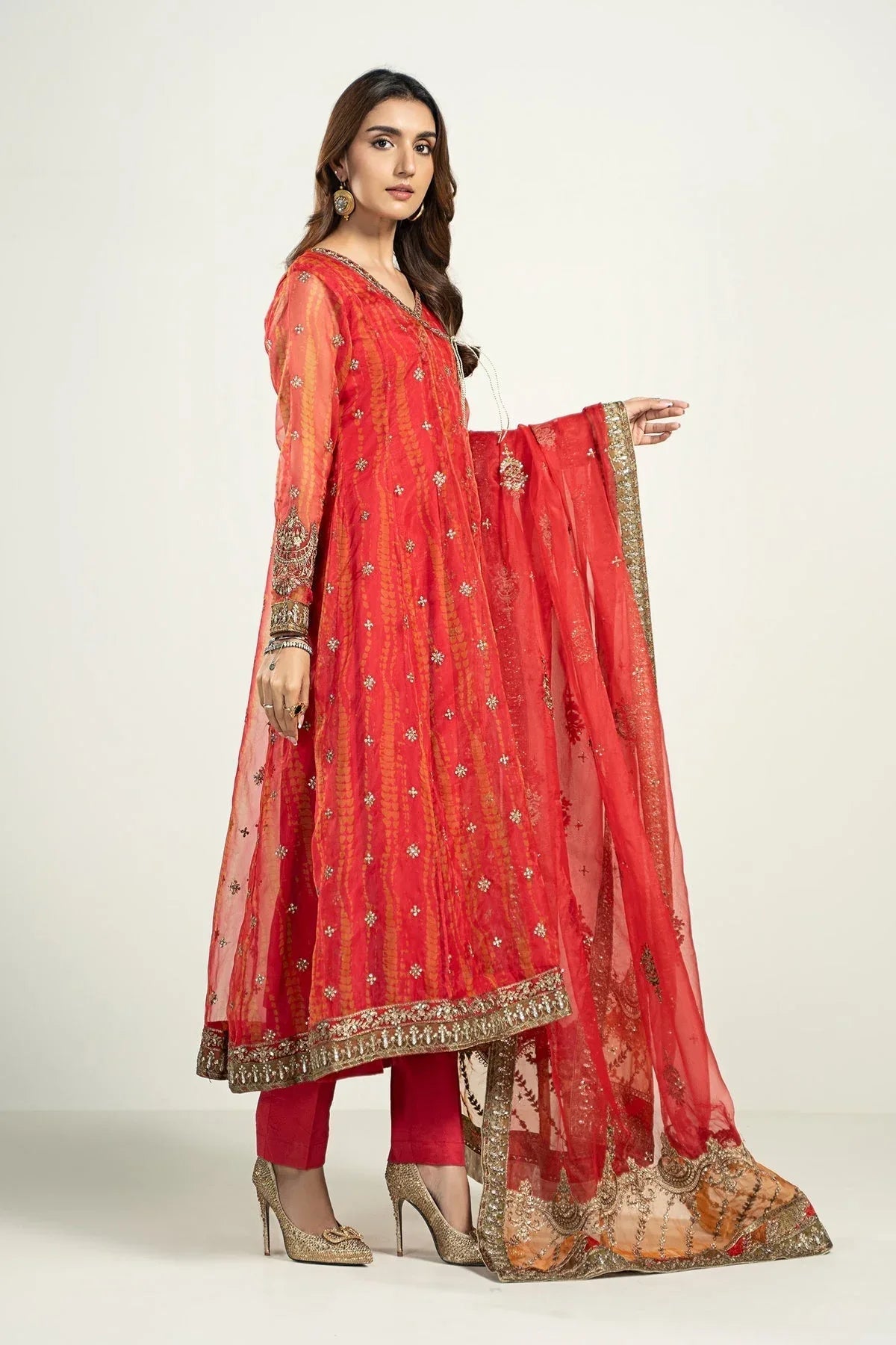 Maria B | Formal Wears | SF-EF22-43R1 - Aqsa Fabrics