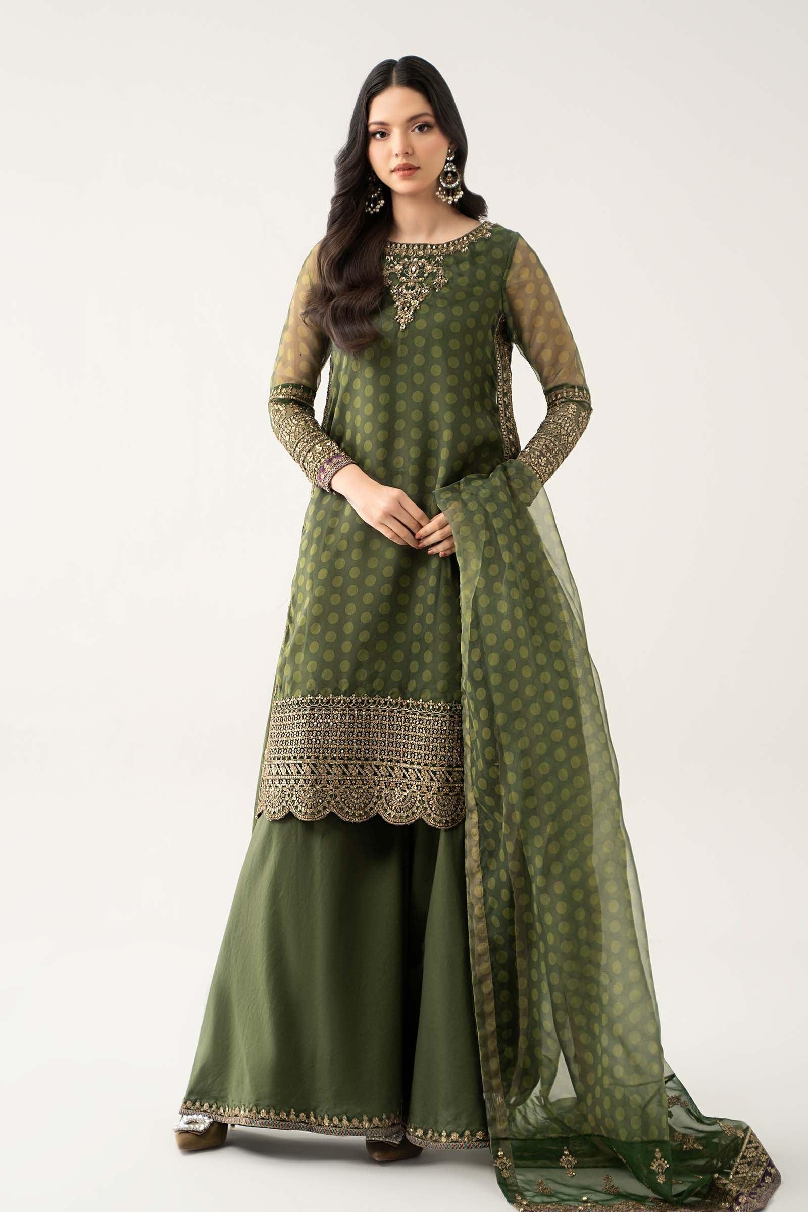 Maria B | Formal Wears | SF-EF23-08R1 - Aqsa Fabrics