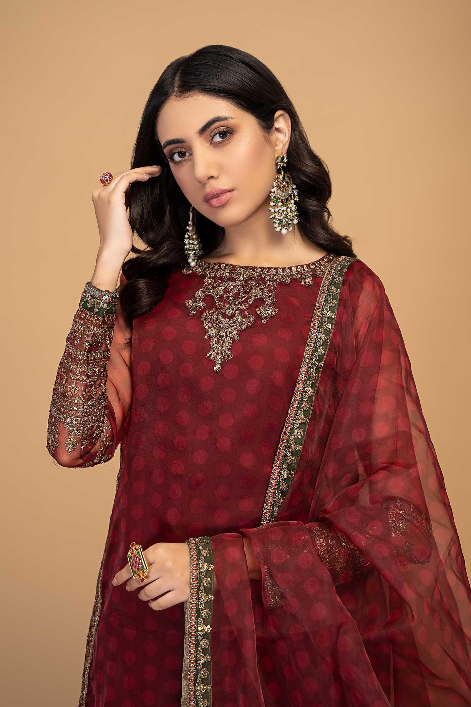 Maria B | Formal Wears | SF-EF23-08R1 - Aqsa Fabrics
