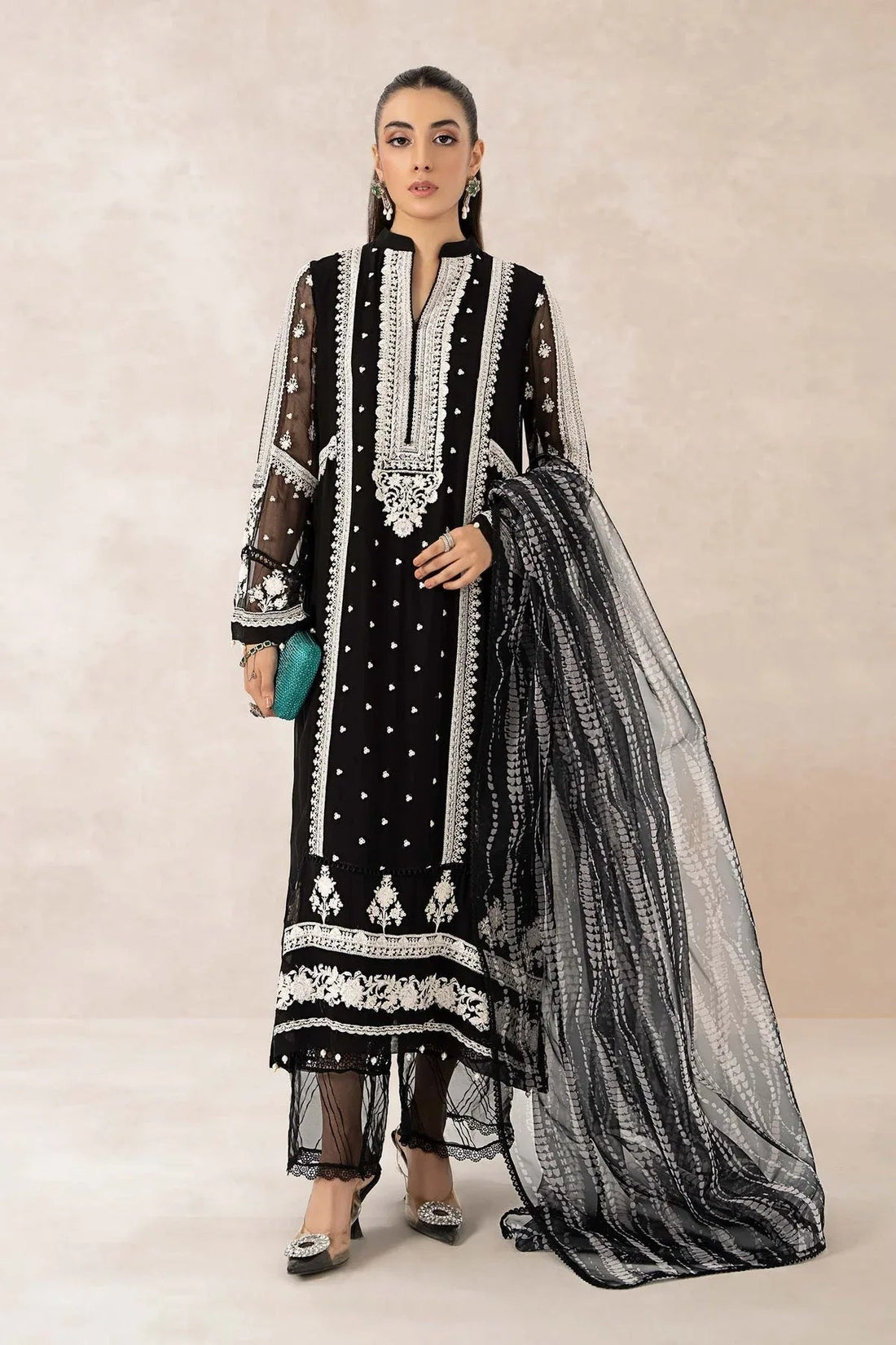 Maria B | Formal Wears | SF-EF23-26R1 - Aqsa Fabrics
