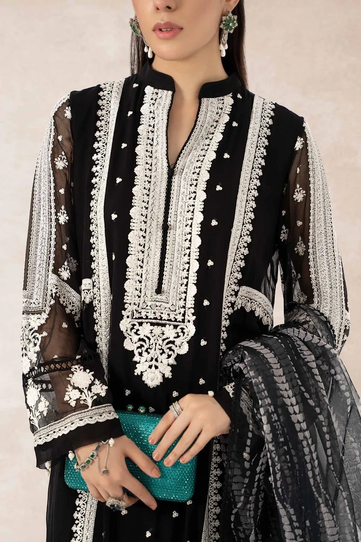 Maria B | Formal Wears | SF-EF23-26R1 - Aqsa Fabrics