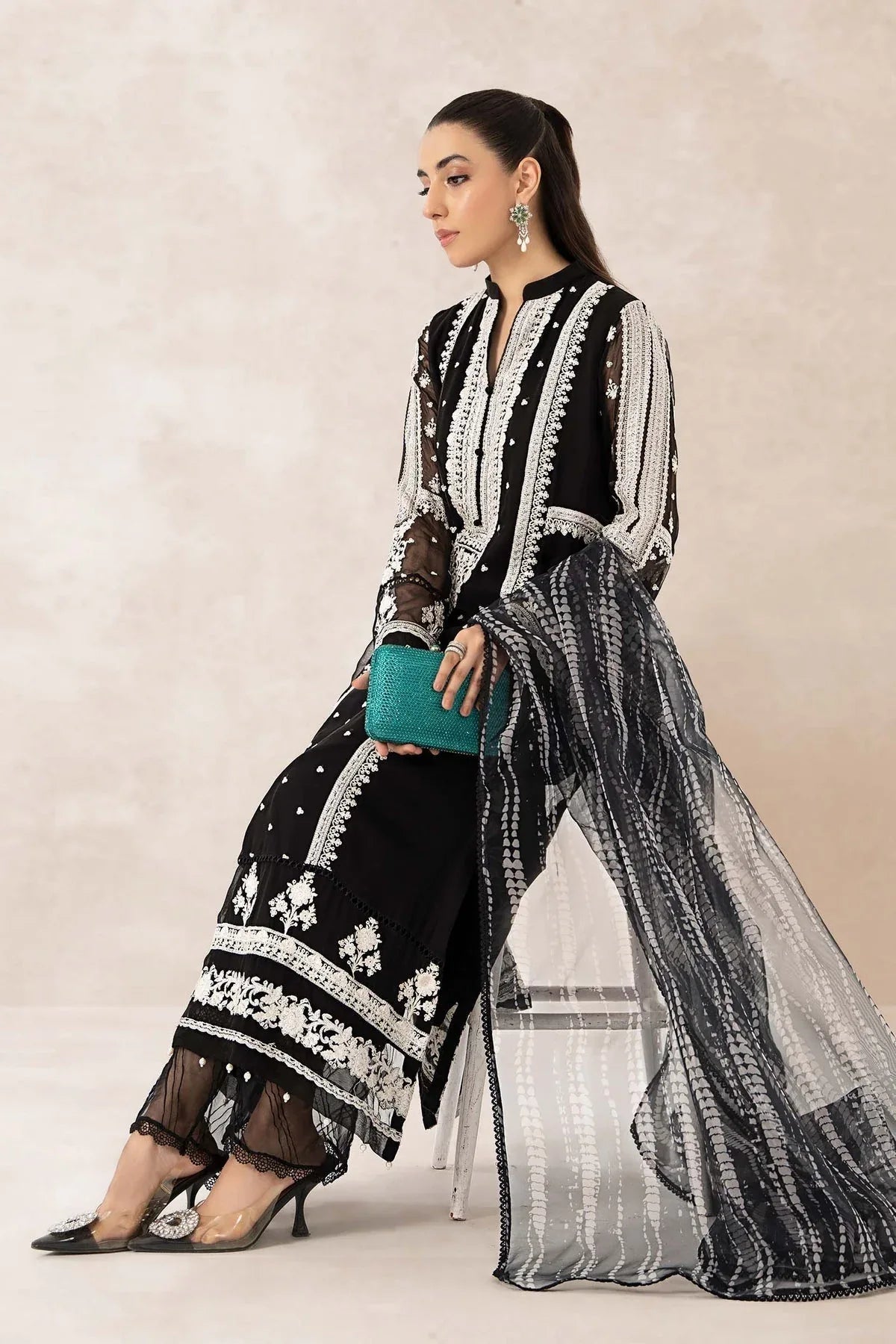 Maria B | Formal Wears | SF-EF23-26R1 - Aqsa Fabrics