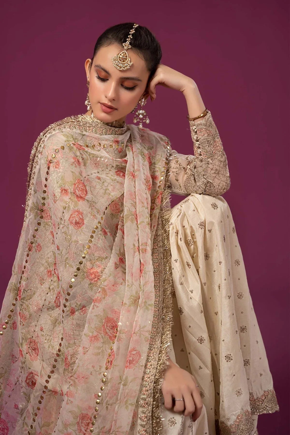 Maria B | Formal Wears | SF-EF24-01 - Aqsa Fabrics