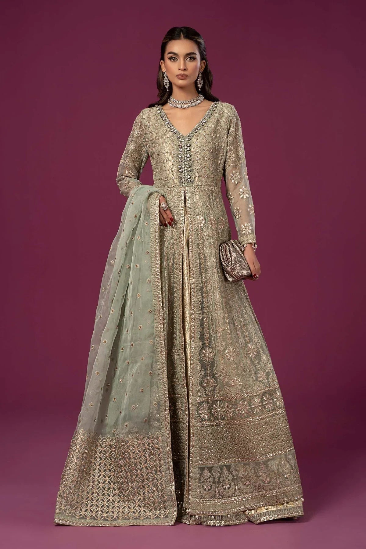 Maria B | Formal Wears | SF-EF24-04 - Aqsa Fabrics