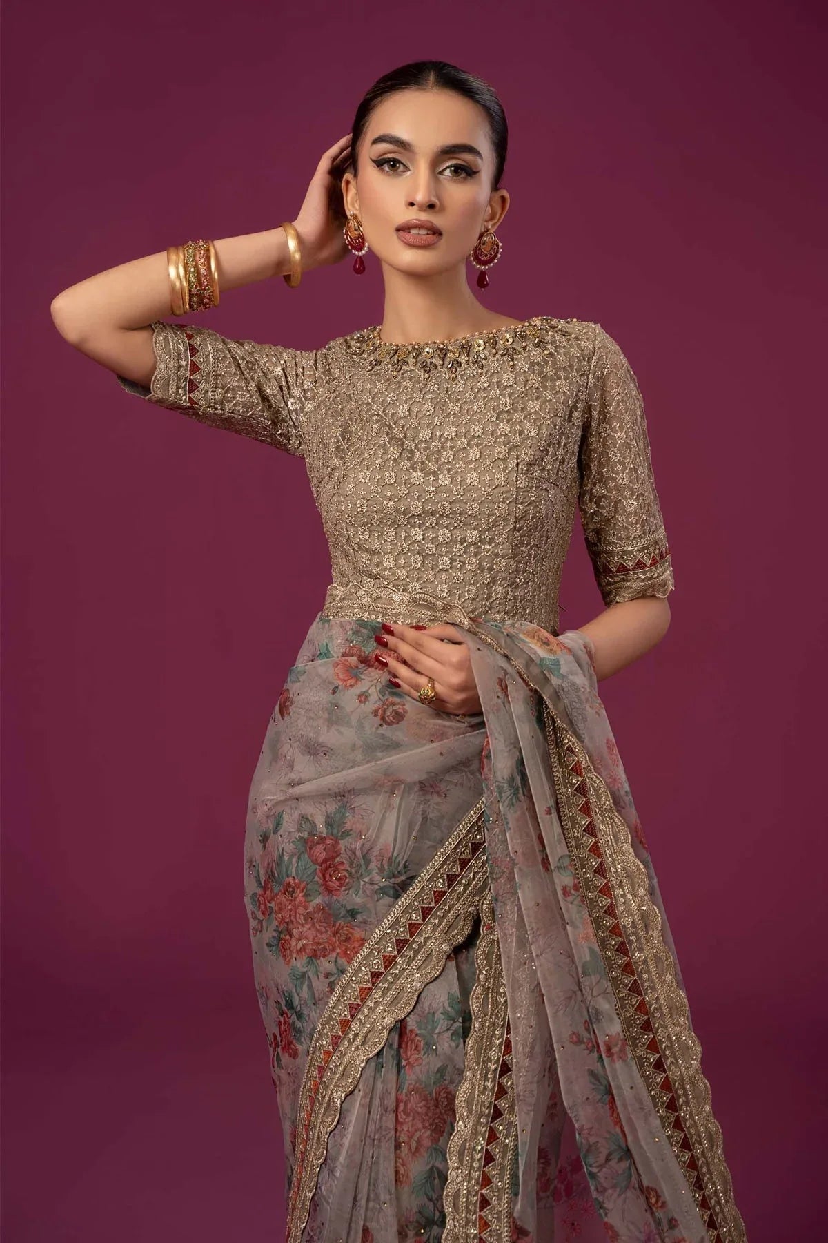 Maria B | Formal Wears | SF-EF24-08 - Aqsa Fabrics