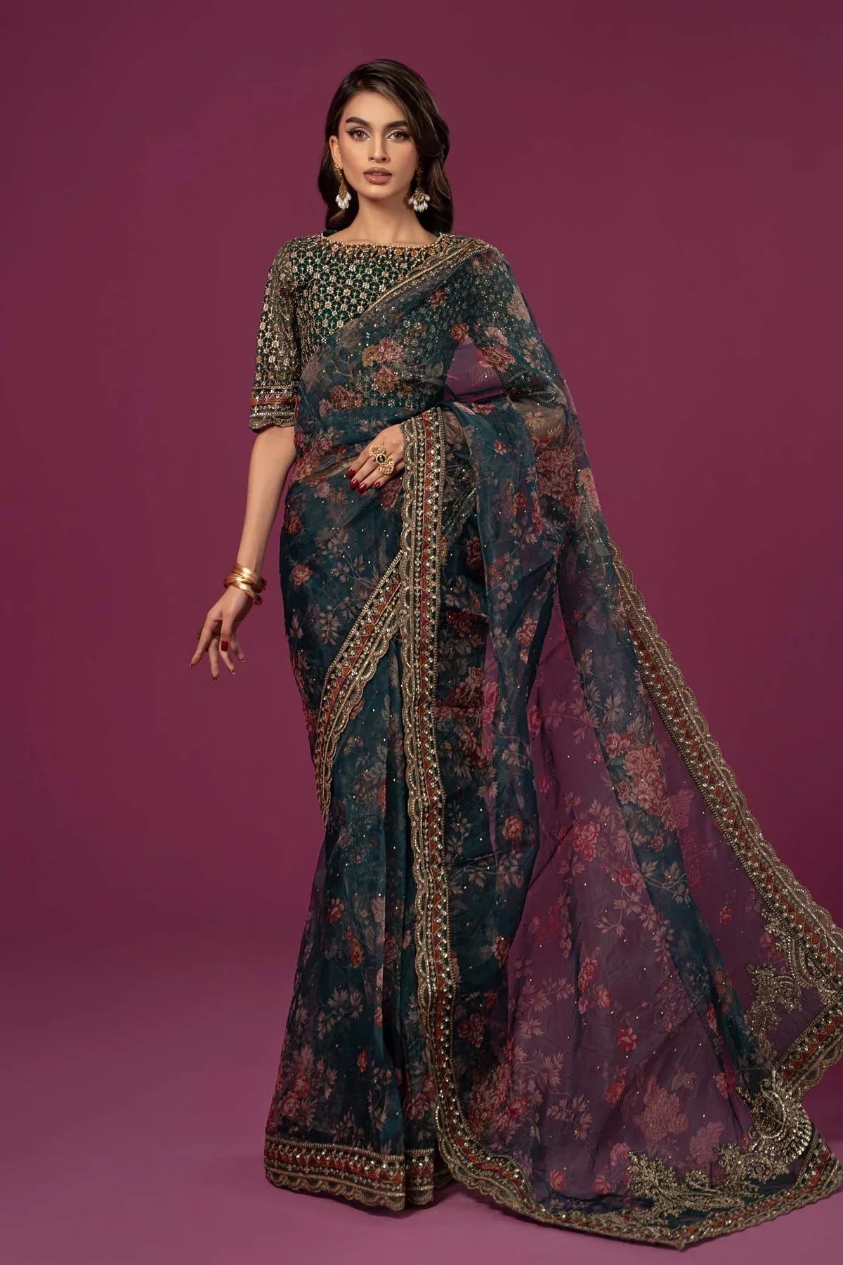 Maria B | Formal Wears |  SF-EF24-08S - Aqsa Fabrics