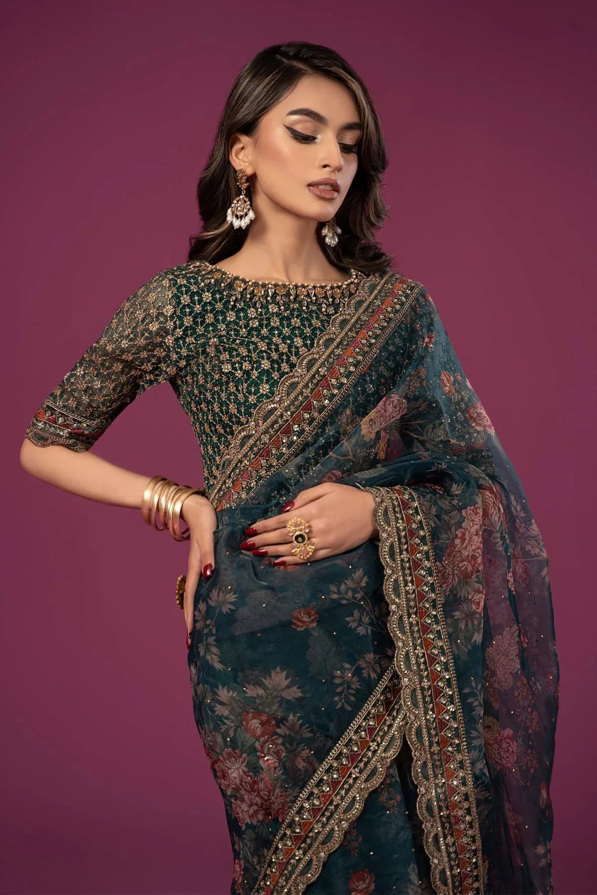 Maria B | Formal Wears |  SF-EF24-08S - Aqsa Fabrics