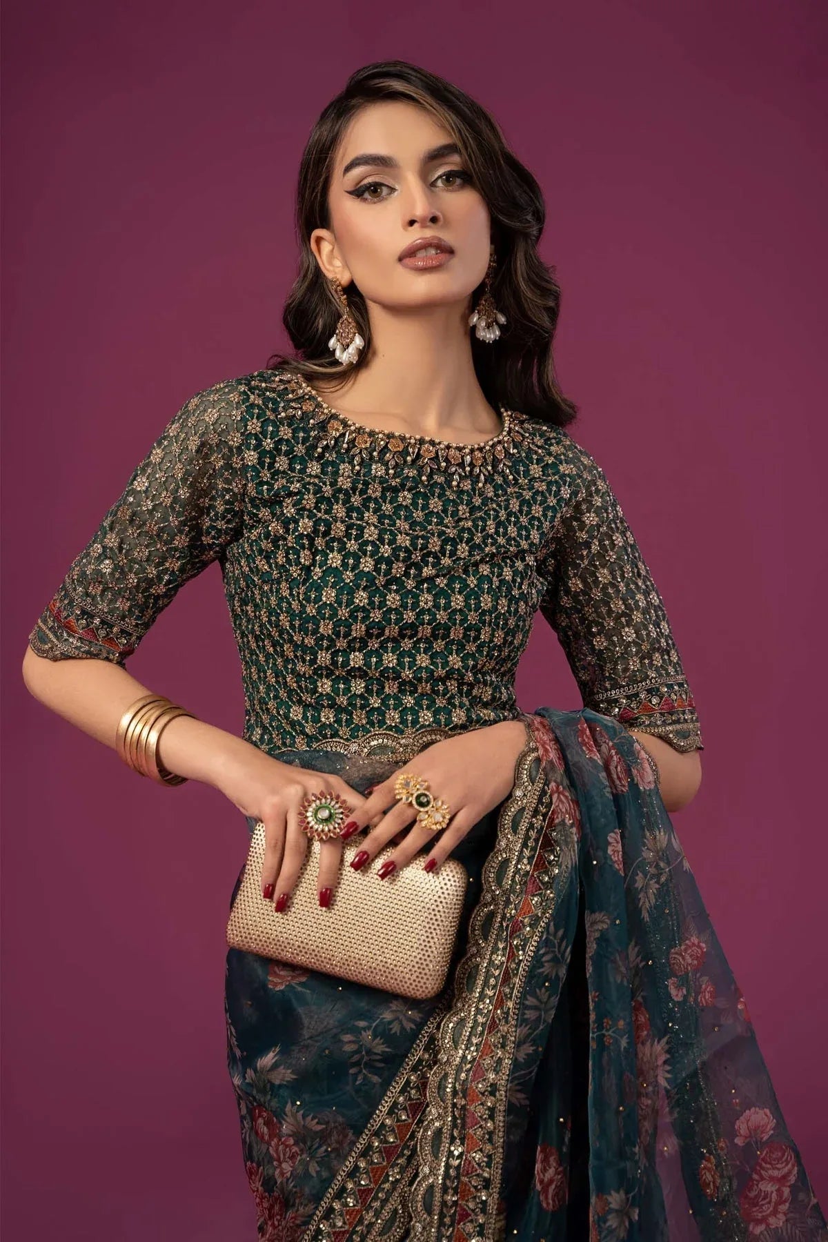 Maria B | Formal Wears |  SF-EF24-08S - Aqsa Fabrics