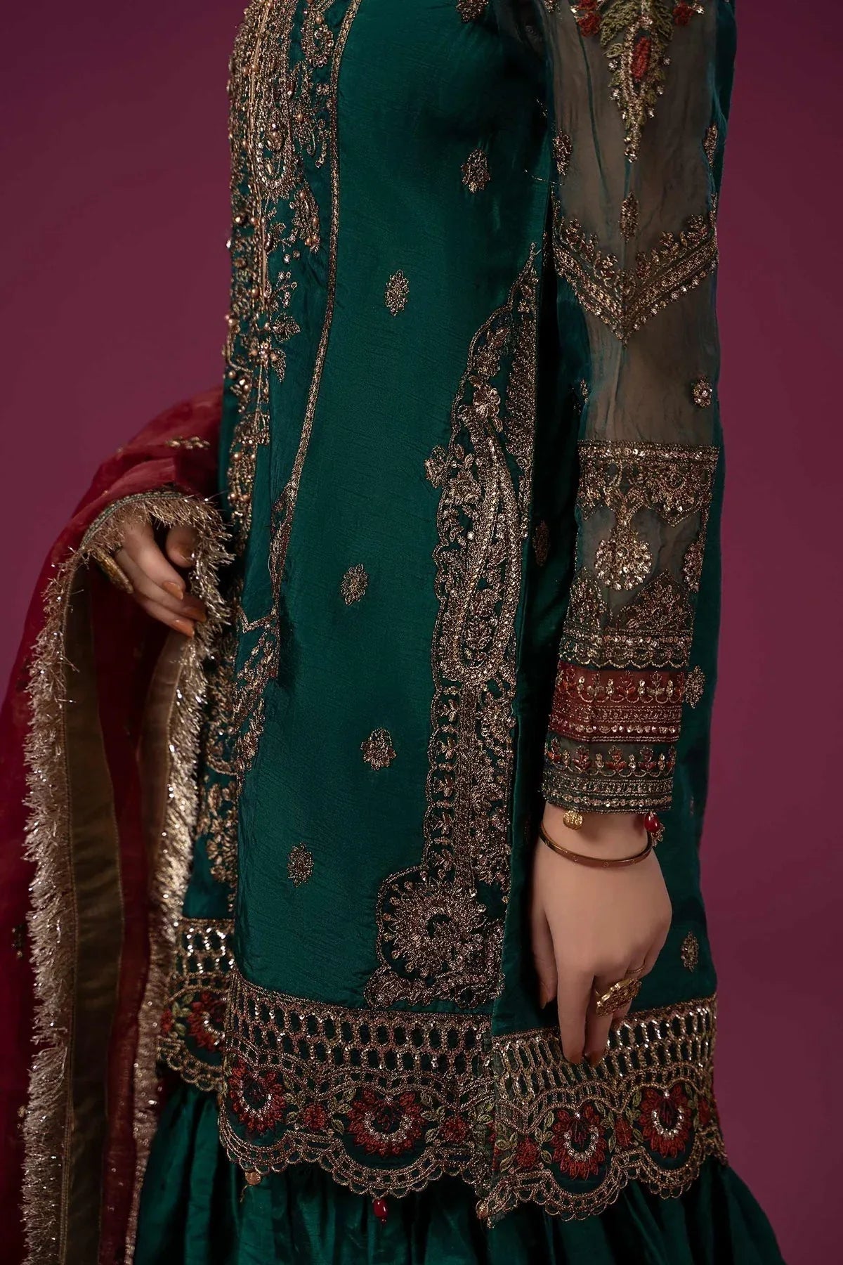 Maria B | Formal Wears | SF-EF24-15 - Aqsa Fabrics