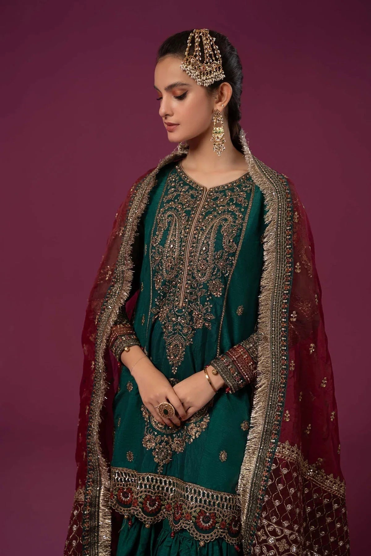 Maria B | Formal Wears | SF-EF24-15 - Aqsa Fabrics