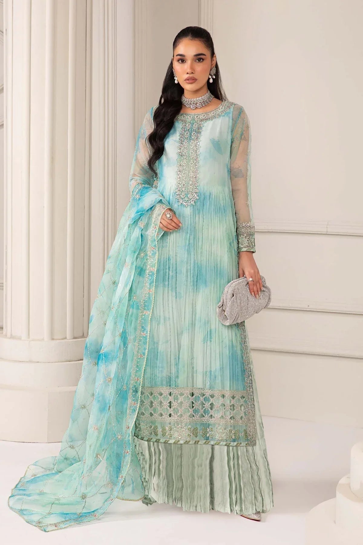 Maria B | Formal Wears |  SF-EF24-20 - Aqsa Fabrics