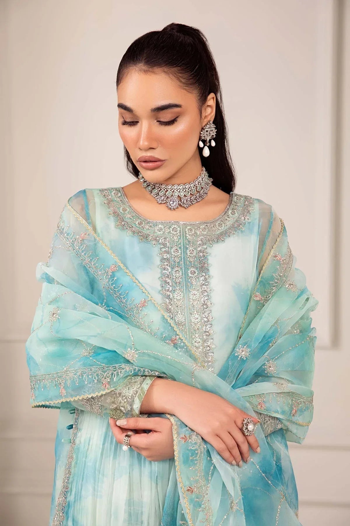 Maria B | Formal Wears |  SF-EF24-20 - Aqsa Fabrics