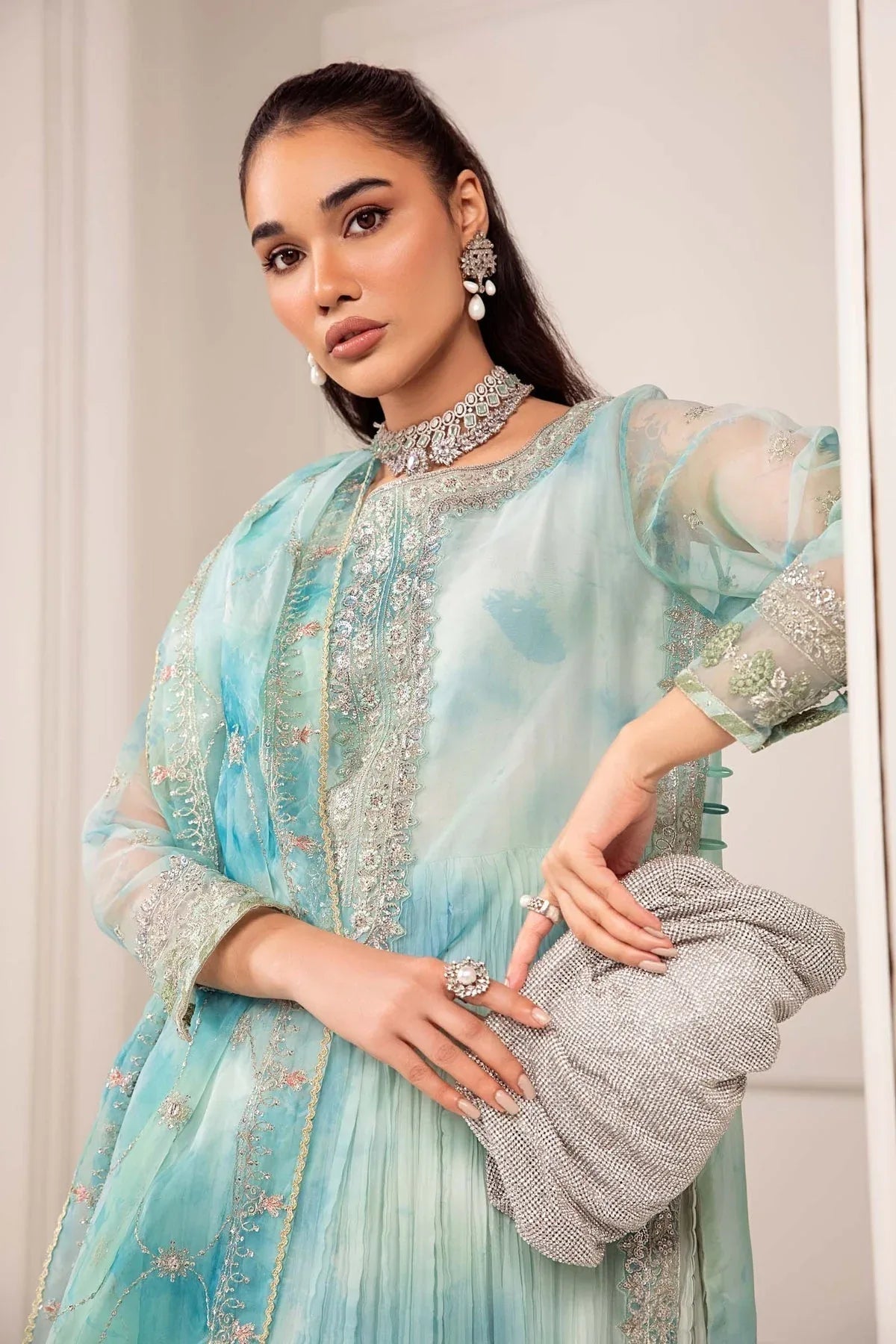 Maria B | Formal Wears |  SF-EF24-20 - Aqsa Fabrics