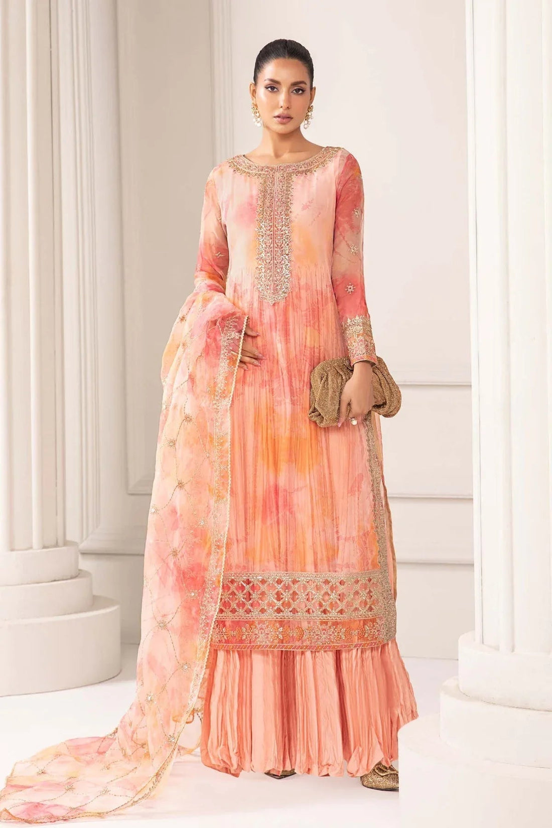 Maria B | Formal Wears |  SF-EF24-20S - Aqsa Fabrics