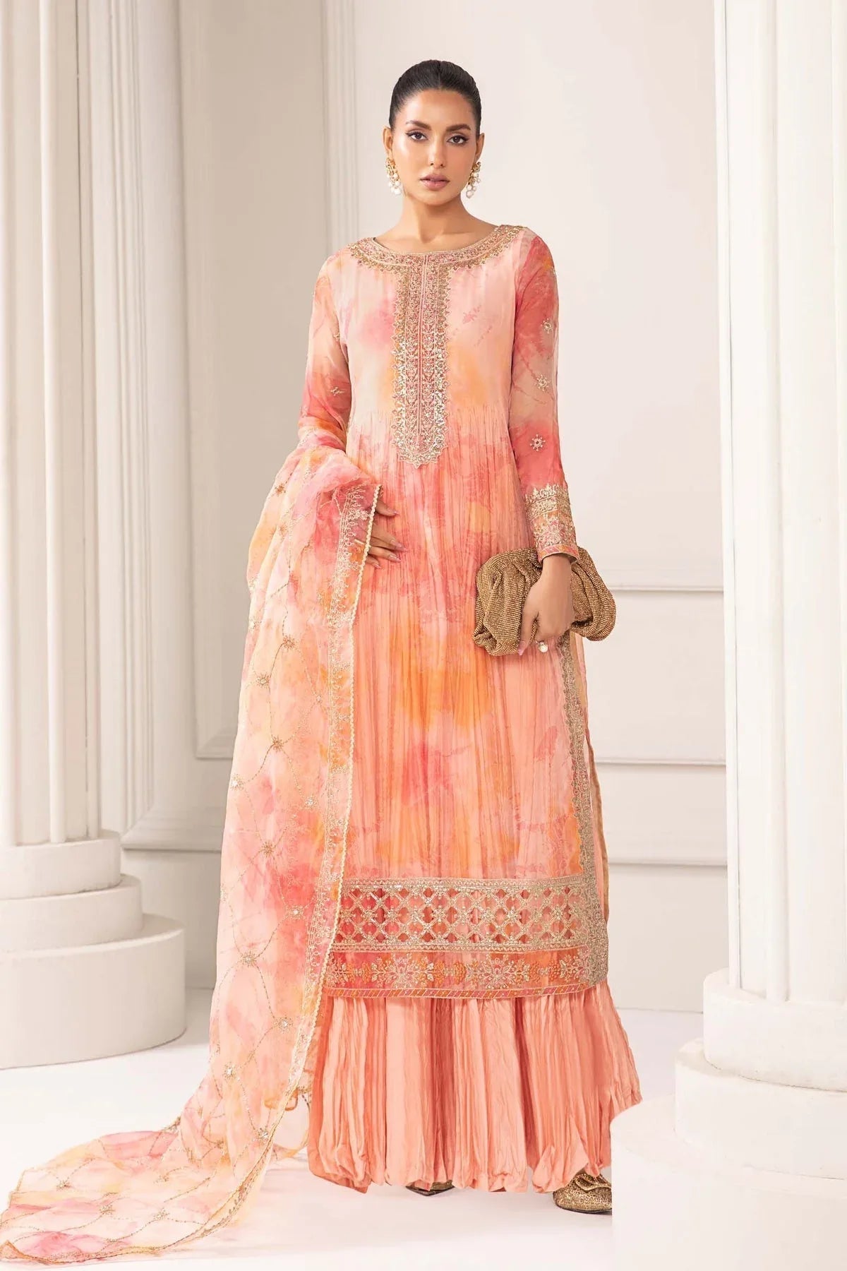 Maria B | Formal Wears |  SF-EF24-20S - Aqsa Fabrics