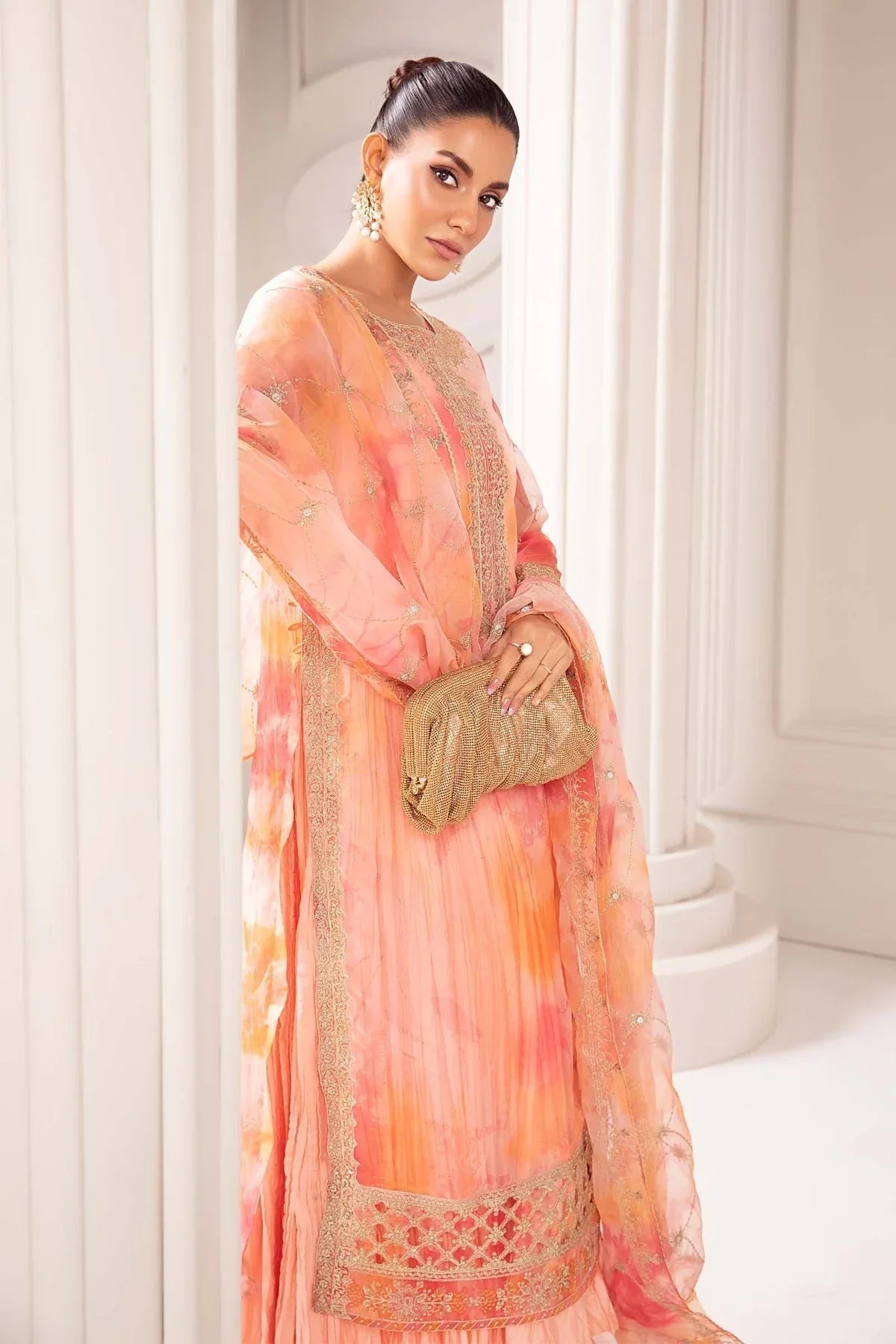 Maria B | Formal Wears |  SF-EF24-20S - Aqsa Fabrics