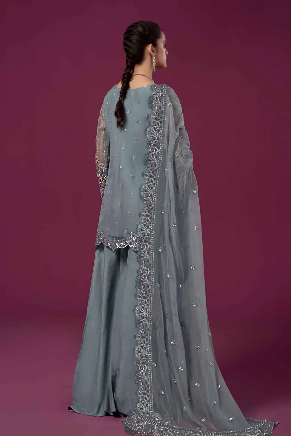 Maria B | Formal Wears | SF-EF24-22 - Aqsa Fabrics