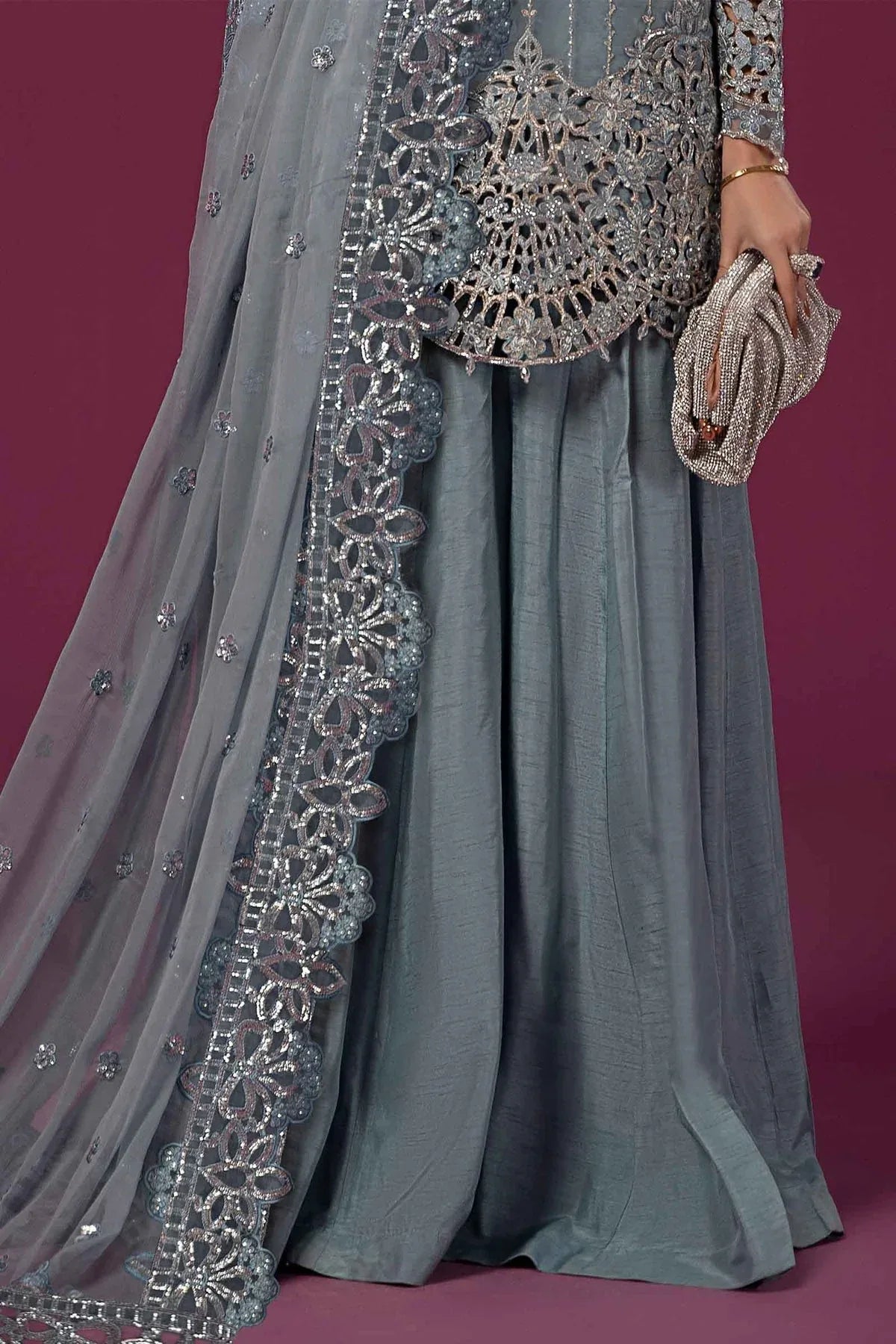 Maria B | Formal Wears | SF-EF24-22 - Aqsa Fabrics
