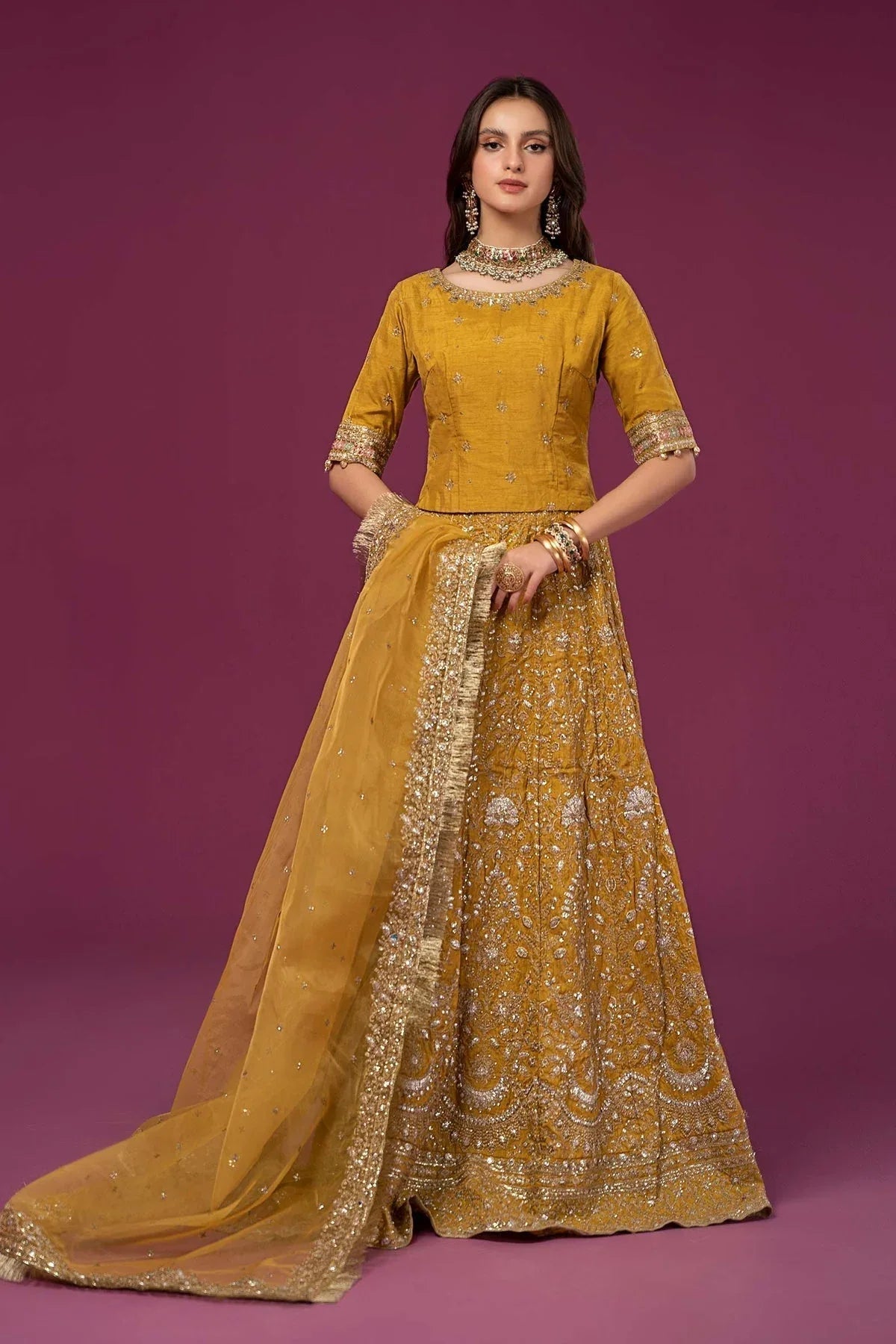 Maria B | Formal Wears |  SF-EF24-26 - Aqsa Fabrics