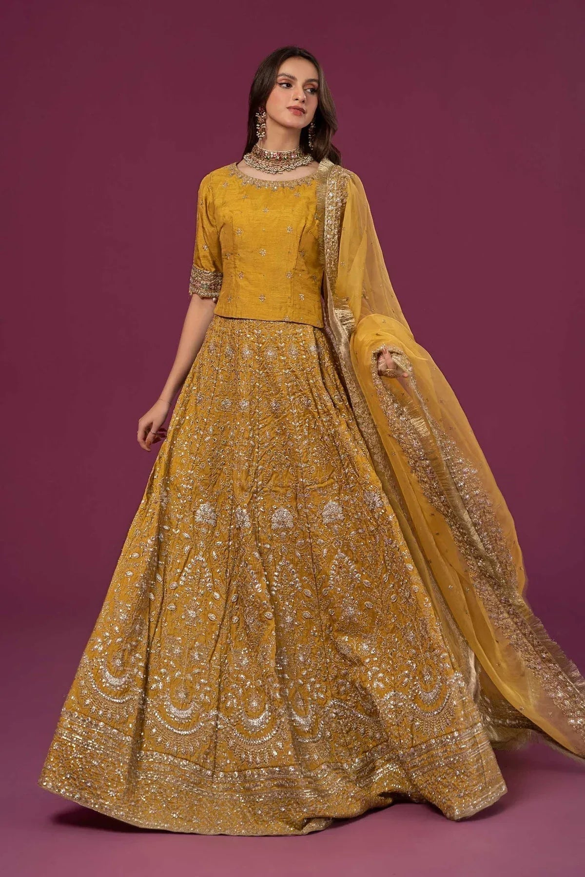 Maria B | Formal Wears |  SF-EF24-26 - Aqsa Fabrics