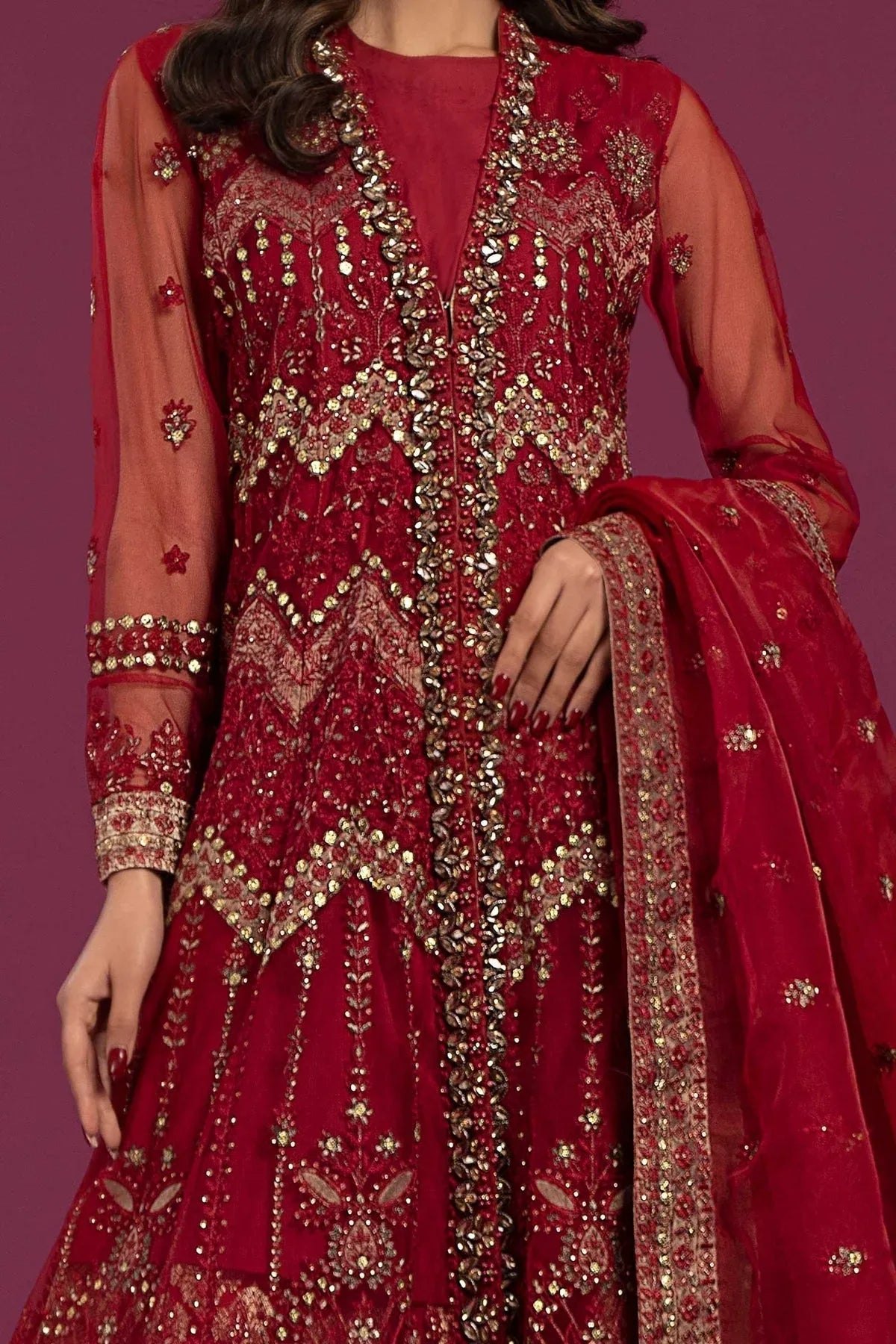 Maria B | Formal Wears | SF-EF24-28 - Aqsa Fabrics