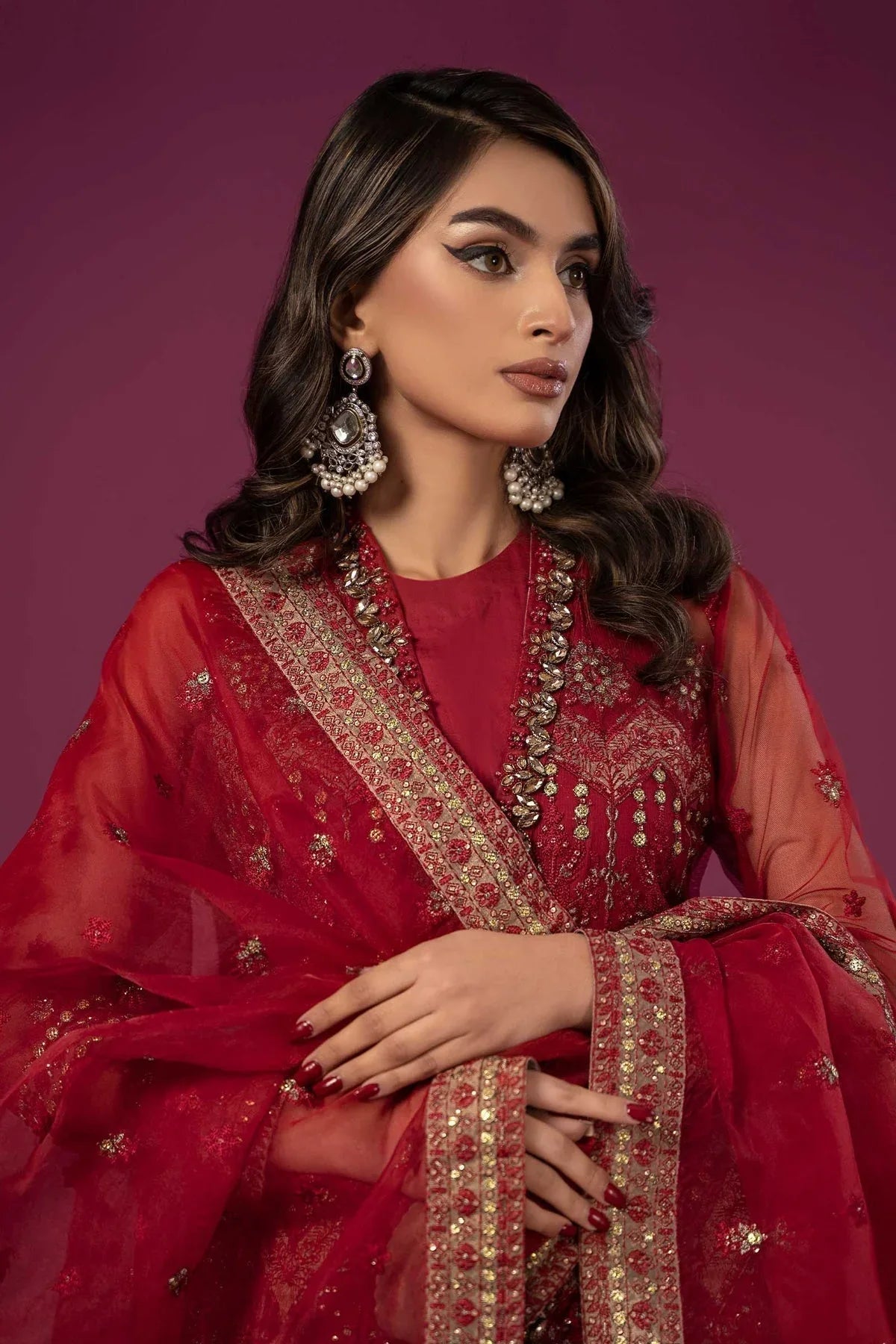 Maria B | Formal Wears | SF-EF24-28 - Aqsa Fabrics