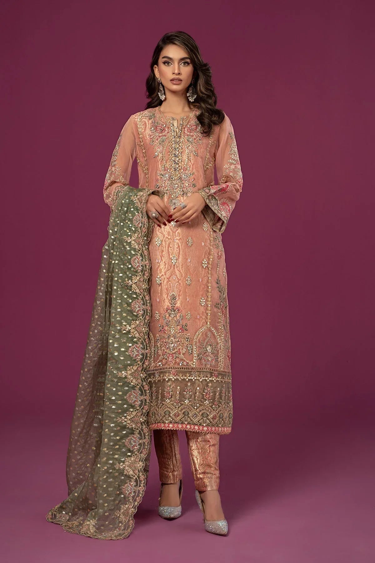 Maria B | Formal Wears | SF-EF24-37 - Aqsa Fabrics
