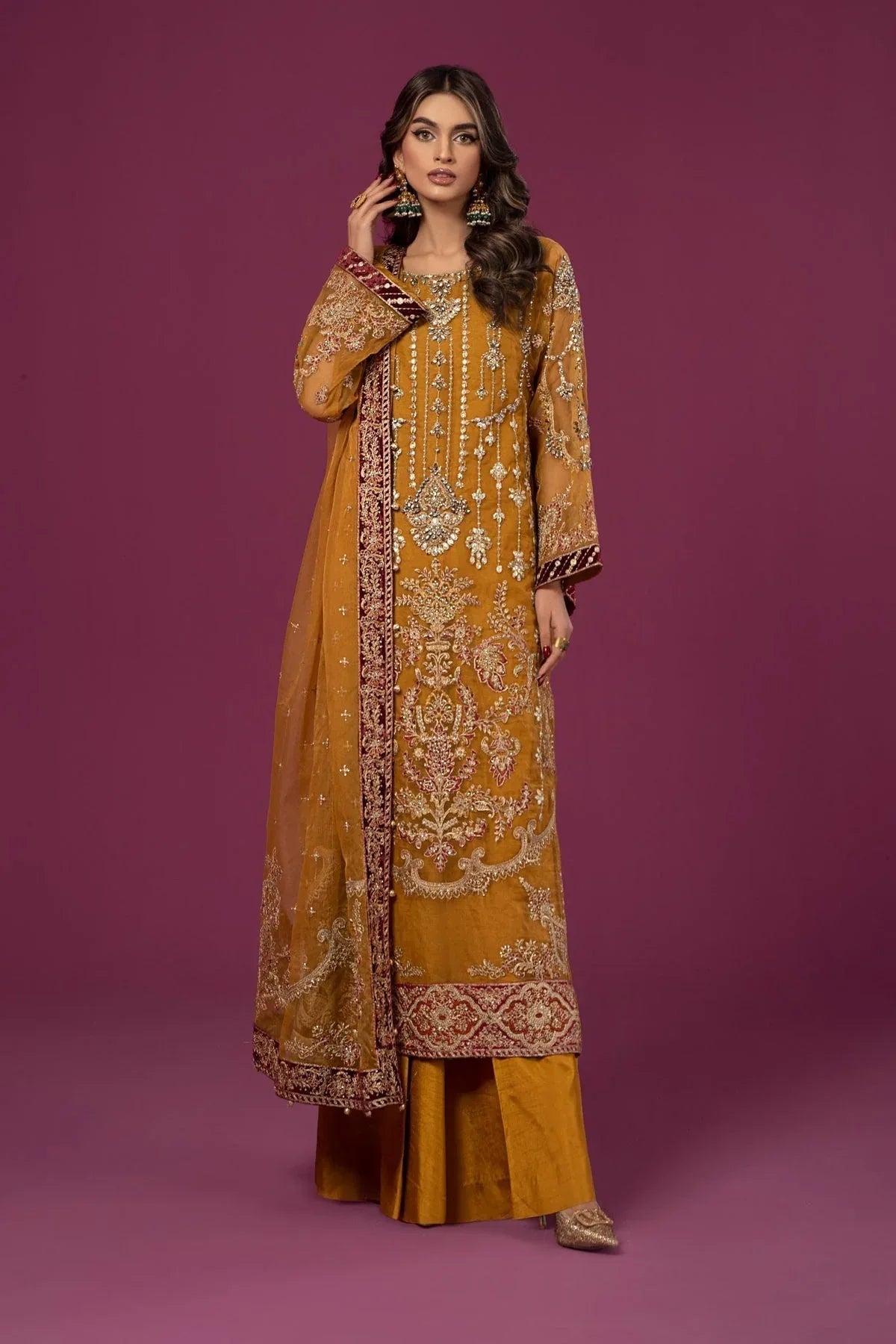 Maria B | Formal Wears | SF-EF24-45 - Aqsa Fabrics