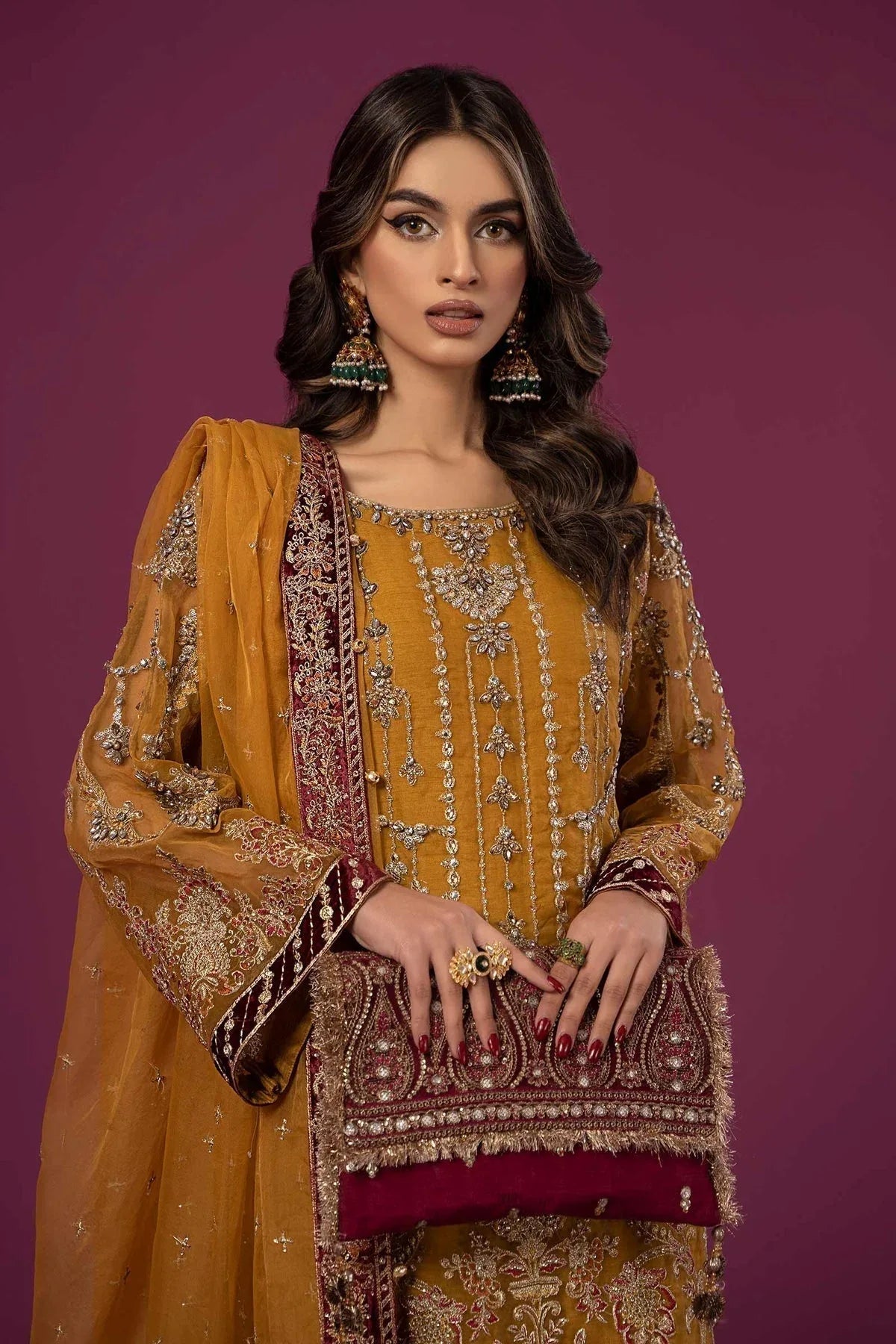 Maria B | Formal Wears | SF-EF24-45 - Aqsa Fabrics