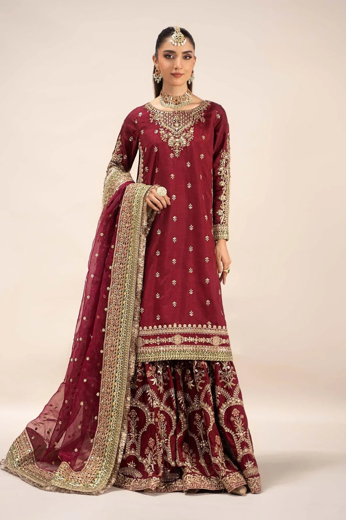 Maria B | Formal Wears | SF-EF25-01 - Aqsa Fabrics