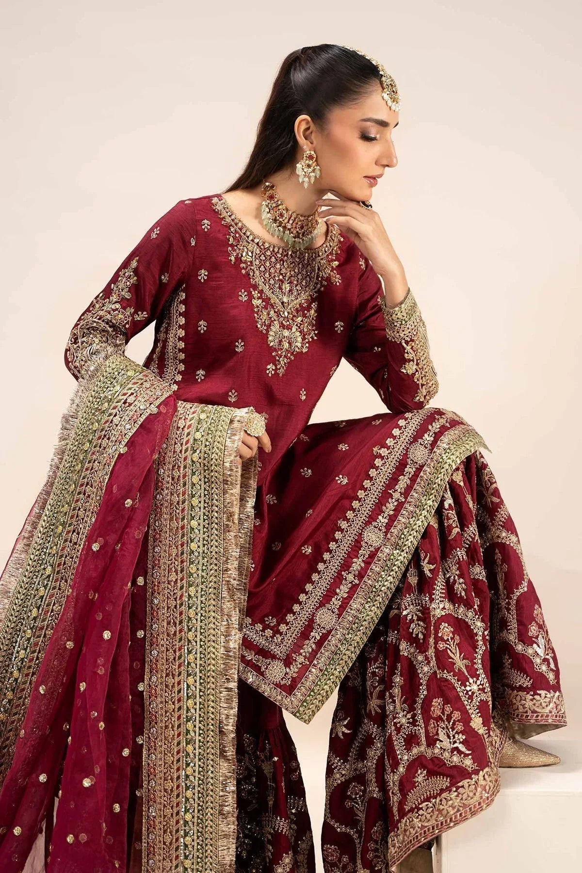 Maria B | Formal Wears | SF-EF25-01 - Aqsa Fabrics