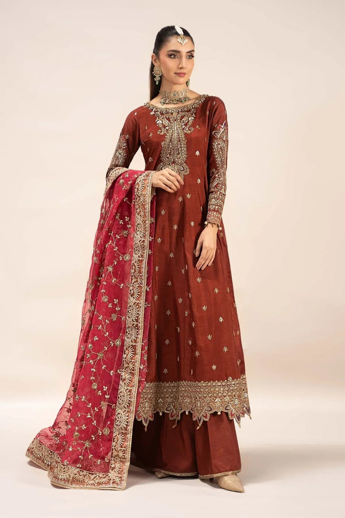 Maria B | Formal Wears | SF-EF25-02 - Aqsa Fabrics
