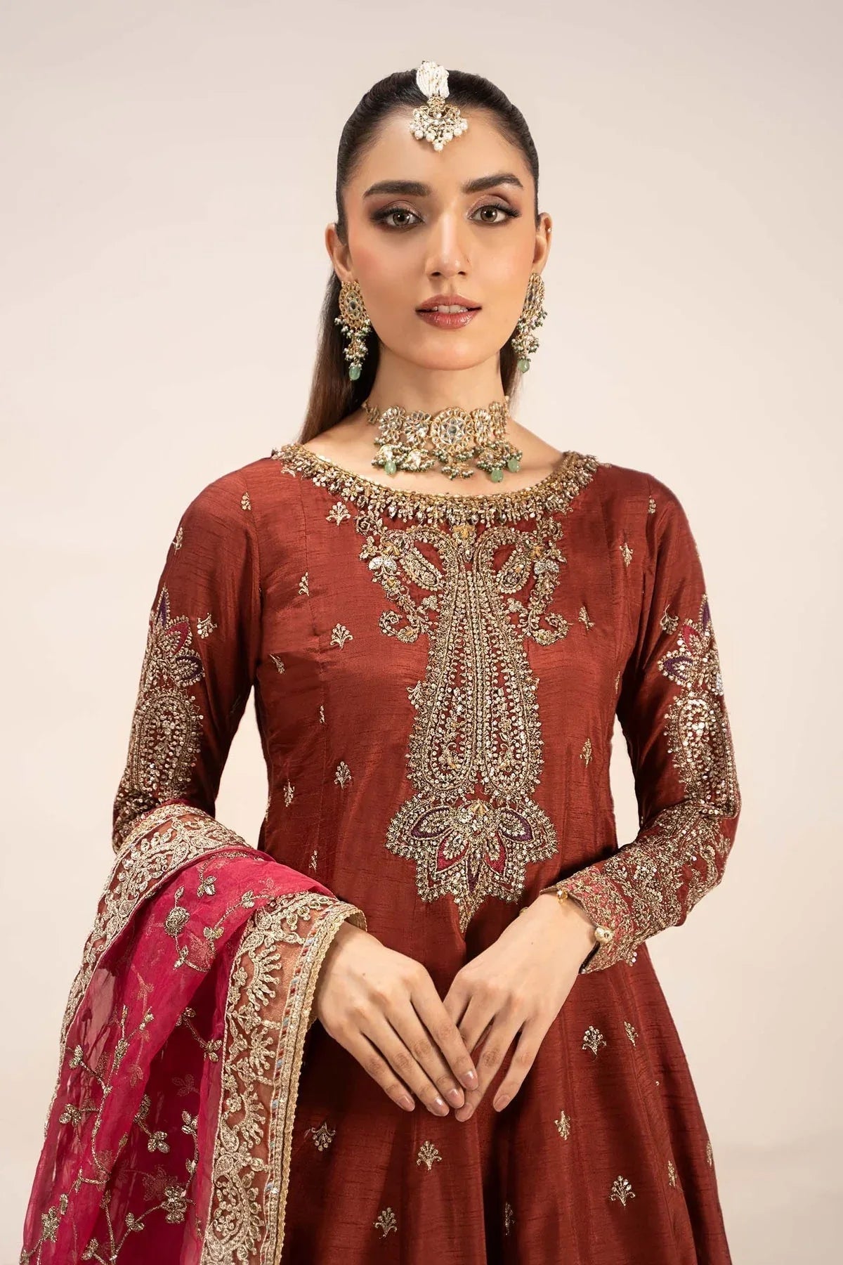 Maria B | Formal Wears | SF-EF25-02 - Aqsa Fabrics