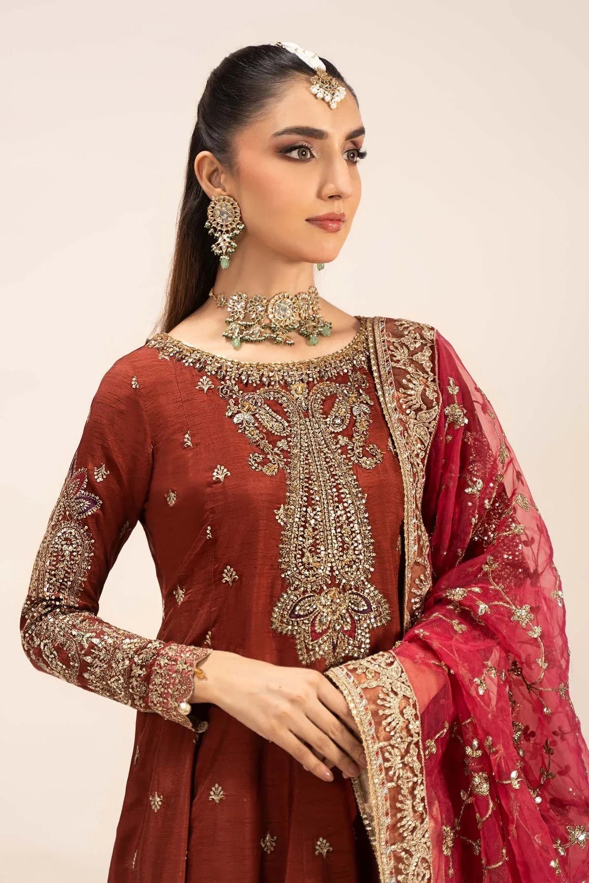Maria B | Formal Wears | SF-EF25-02 - Aqsa Fabrics