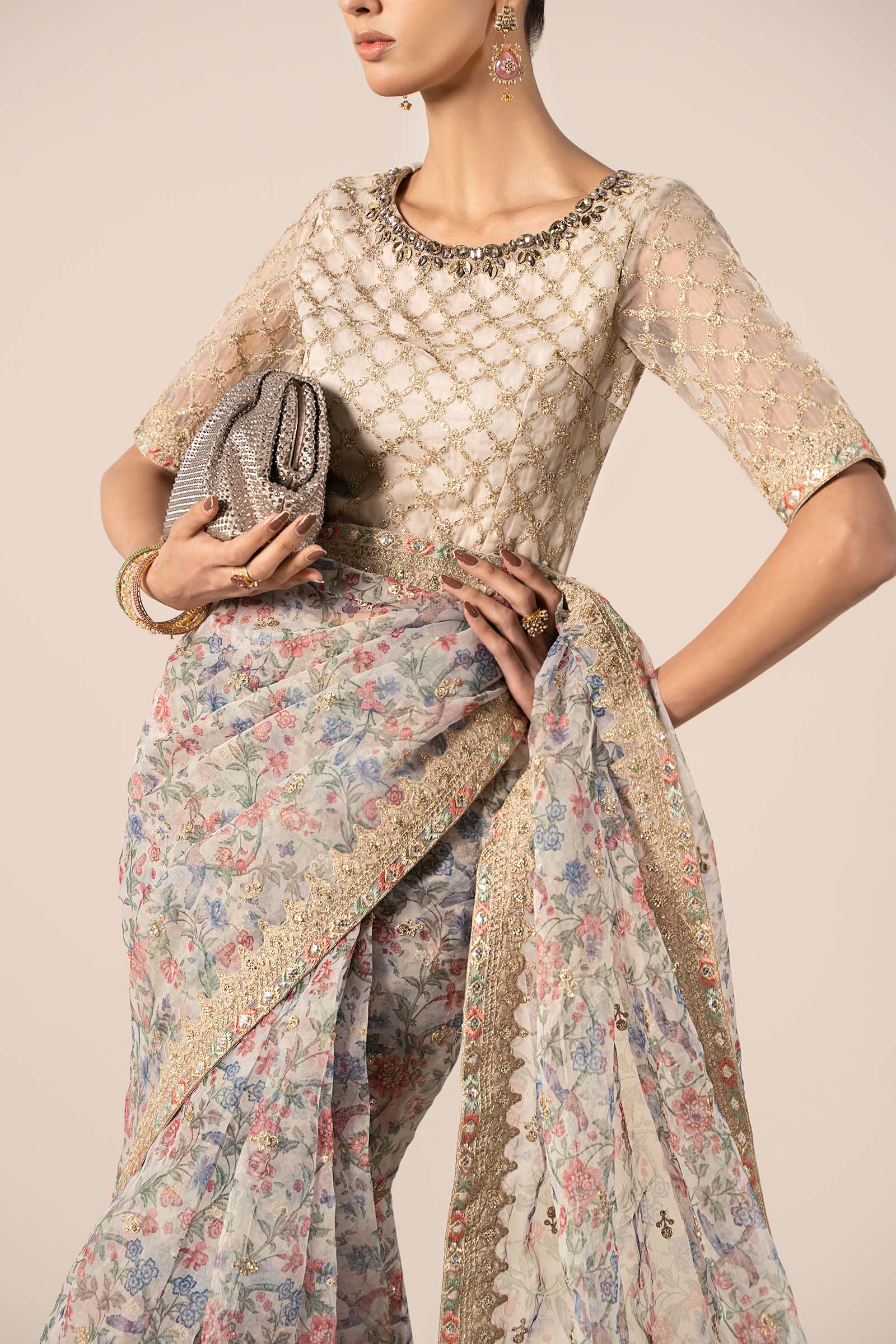 Maria B | Formal Wears | SF-EF25-08 - Aqsa Fabrics