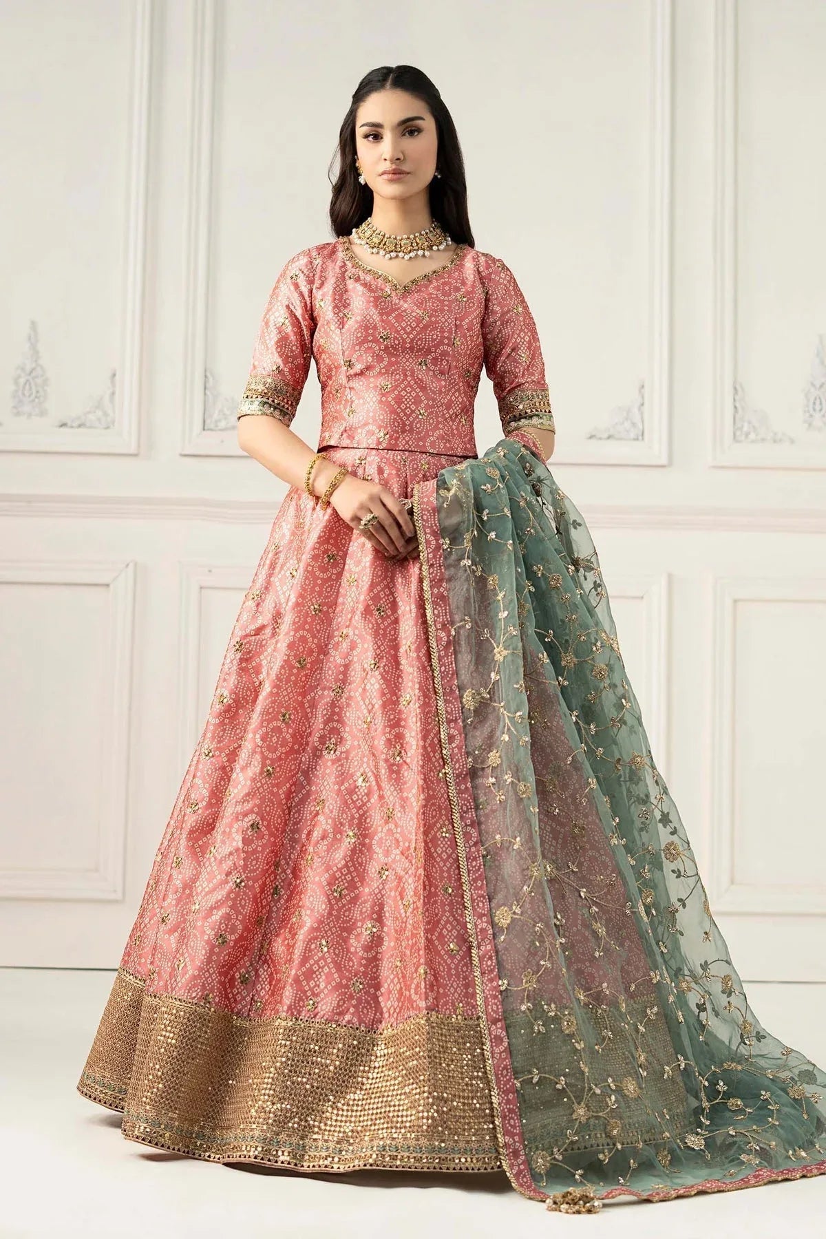 Maria B | Formal Wears | SF-EF25-11 - Aqsa Fabrics